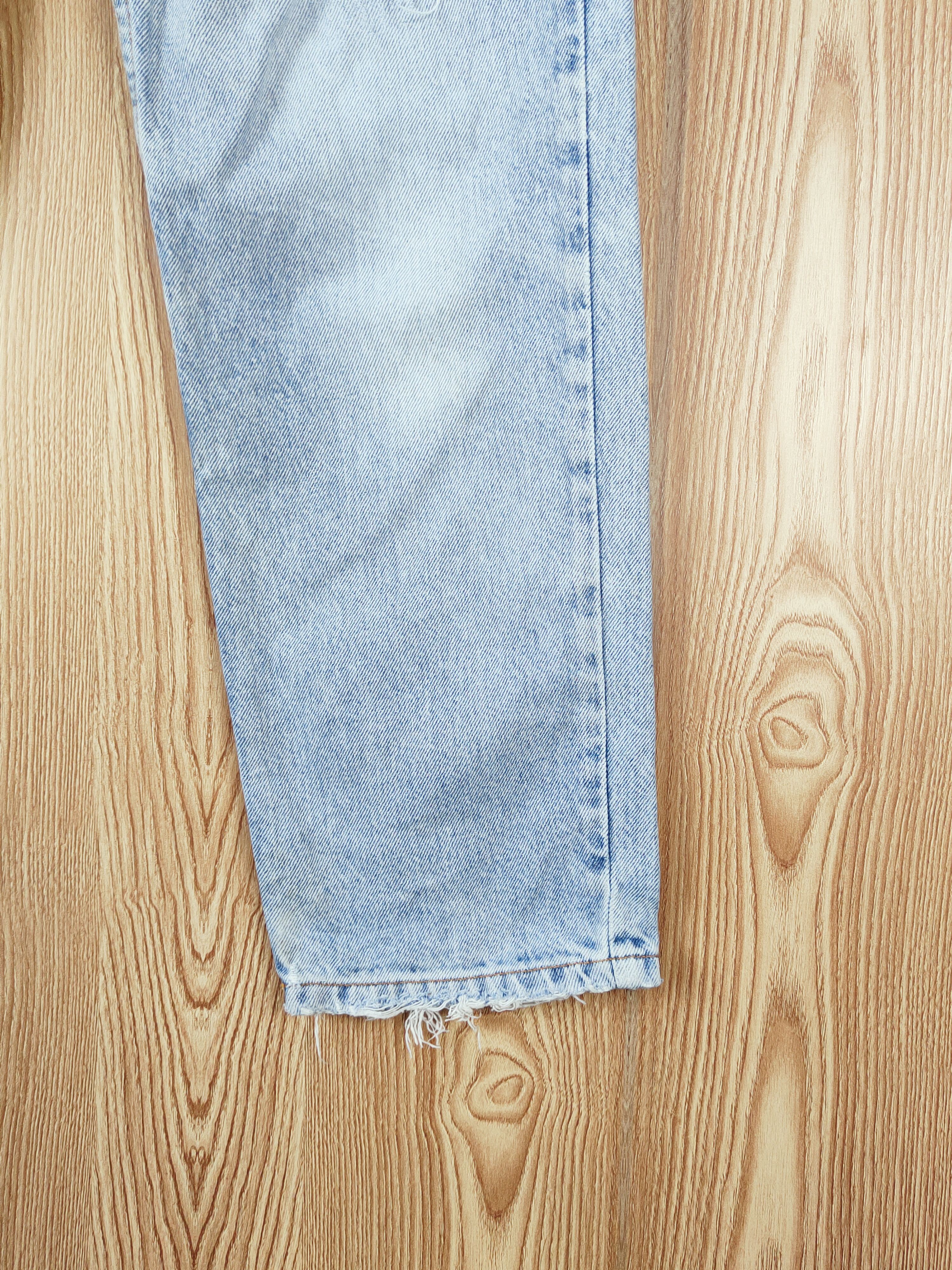 Calvin Klein × Vintage Calvin Klein Blue Faded Distressed Ripped Jeans Size US 31 - 7 Thumbnail