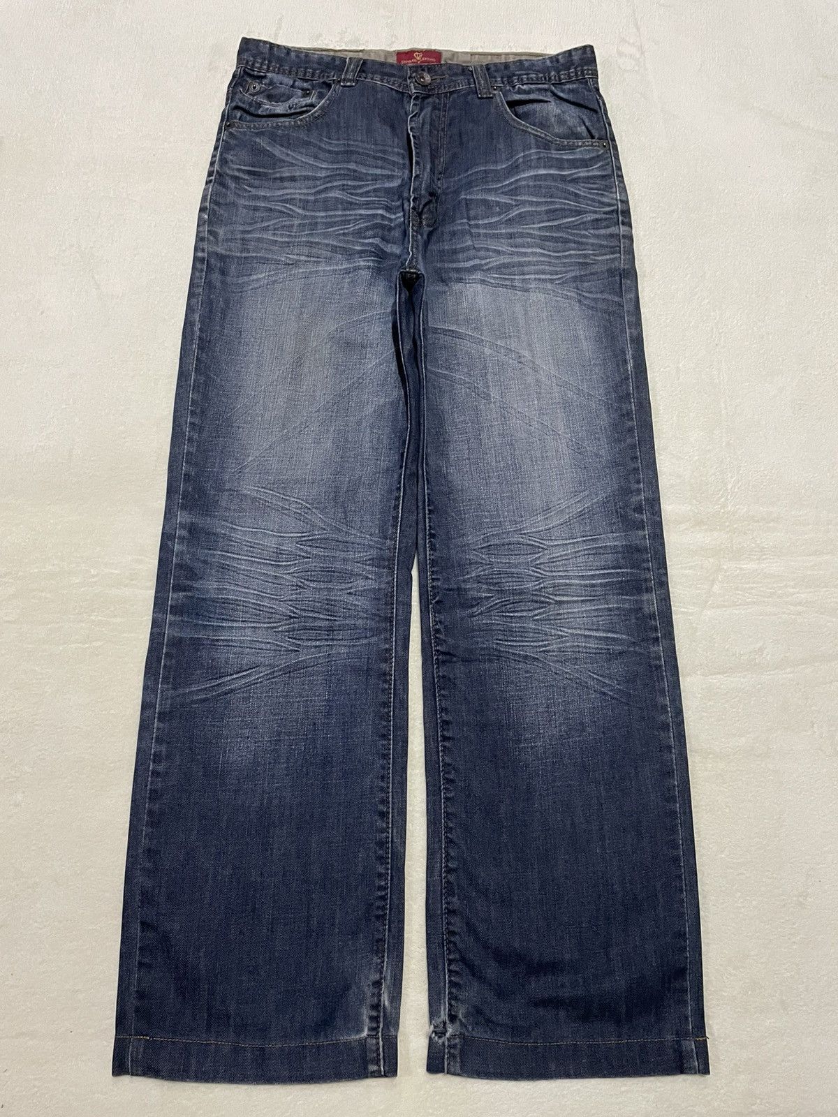Giovanni Valentino Vintage Giovanni Valentino Mudwash Distressed Denim Jeans Size US 32 / EU 48 - 1 Thumbnail