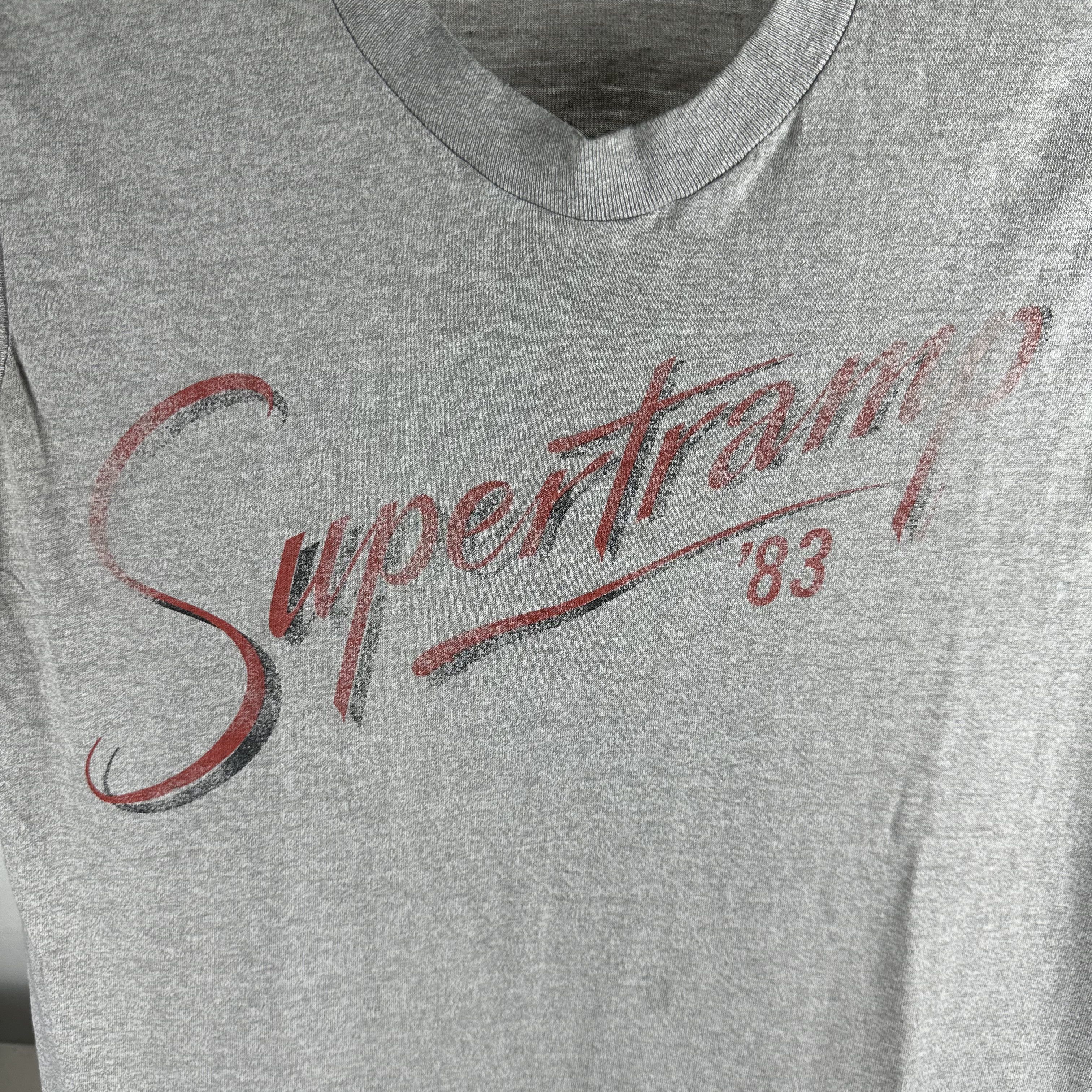 Vintage Vintage 1983 Supertramp World Tour Concert Rock Band Size US S / EU 44-46 / 1 - 2 Thumbnail
