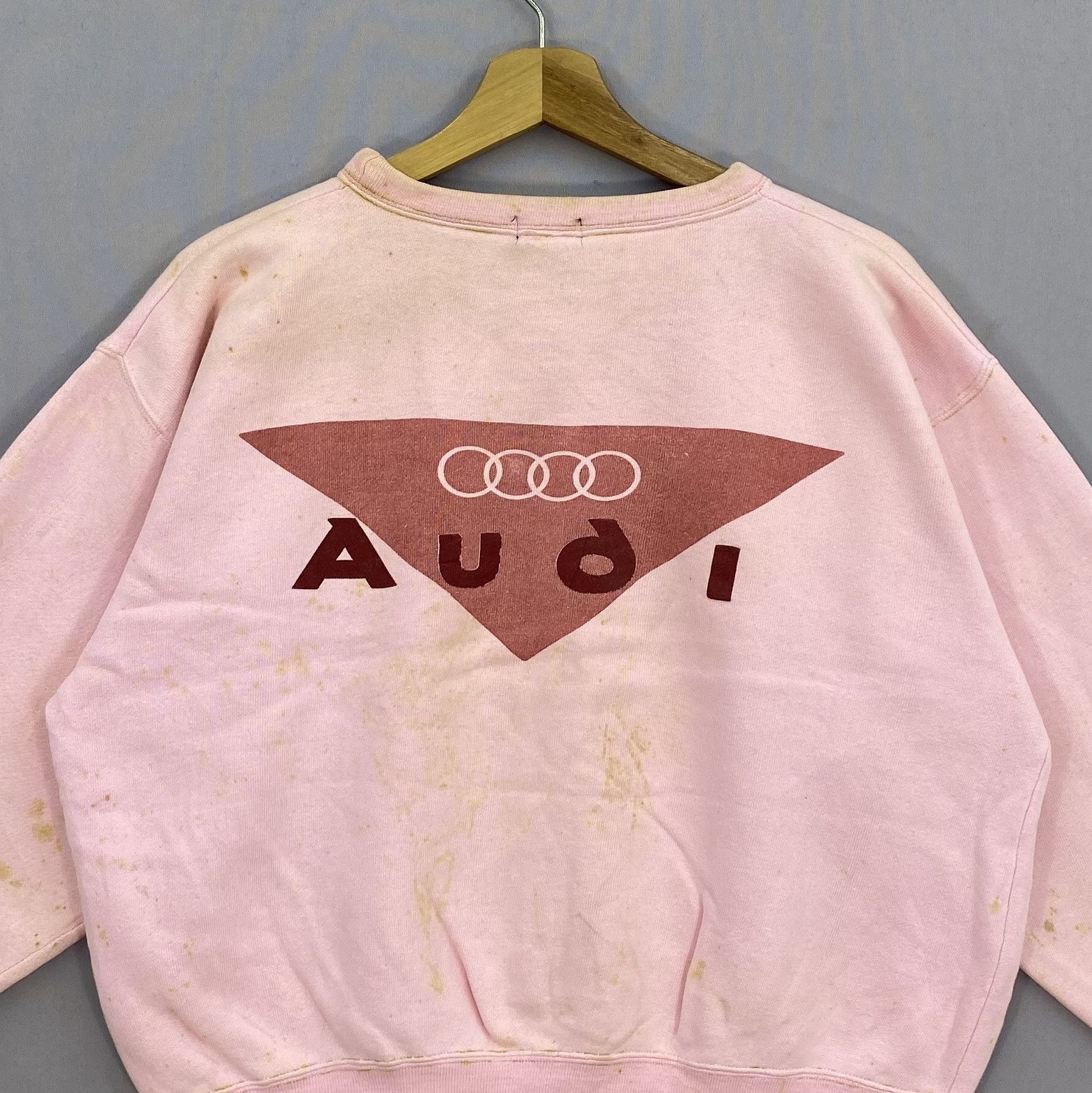 Vintage Vintage 80s Dirty Audi Motorsport Sweater Rally Car Racing Size US M / EU 48-50 / 2 - 5 Thumbnail