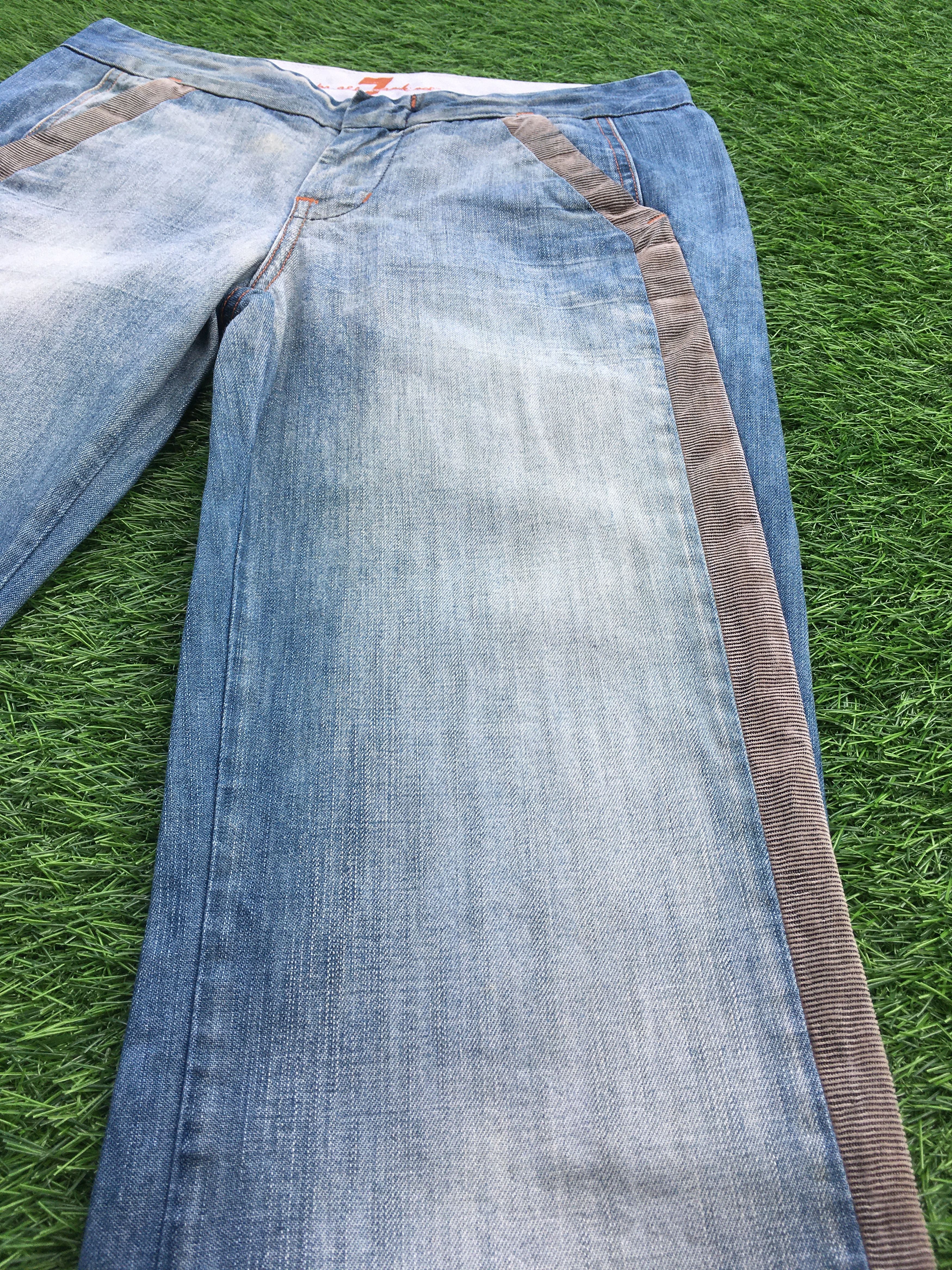 7 For All Mankind × Designer Low Rise Flare Denim Pants D-948 Size 26" / US 2 / IT 38 - 7 Thumbnail