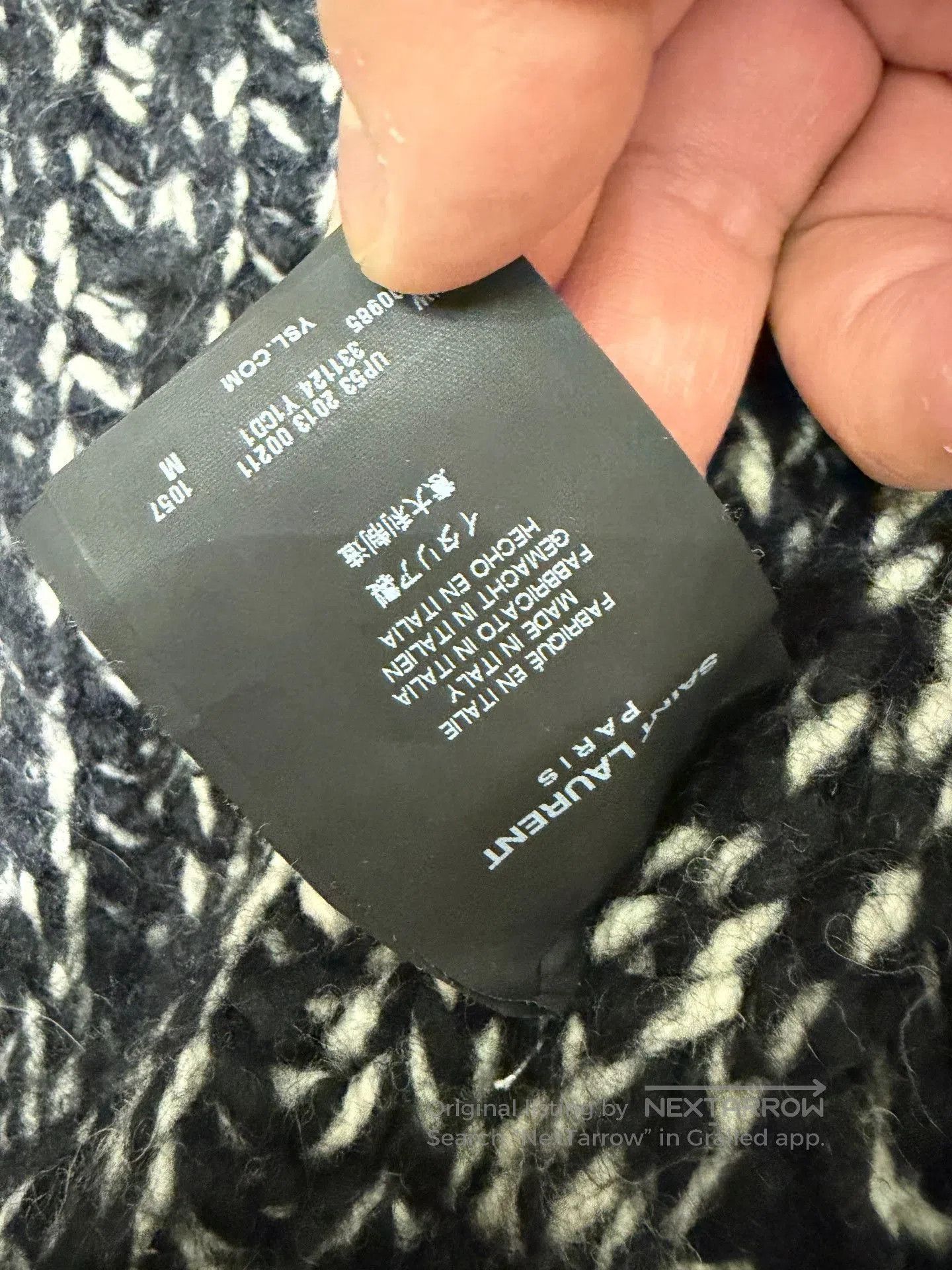 Saint Laurent Paris Saint Laurent 13FW Wool Blend Hooded Cape. Size US M / EU 48-50 / 2 - 4 Thumbnail