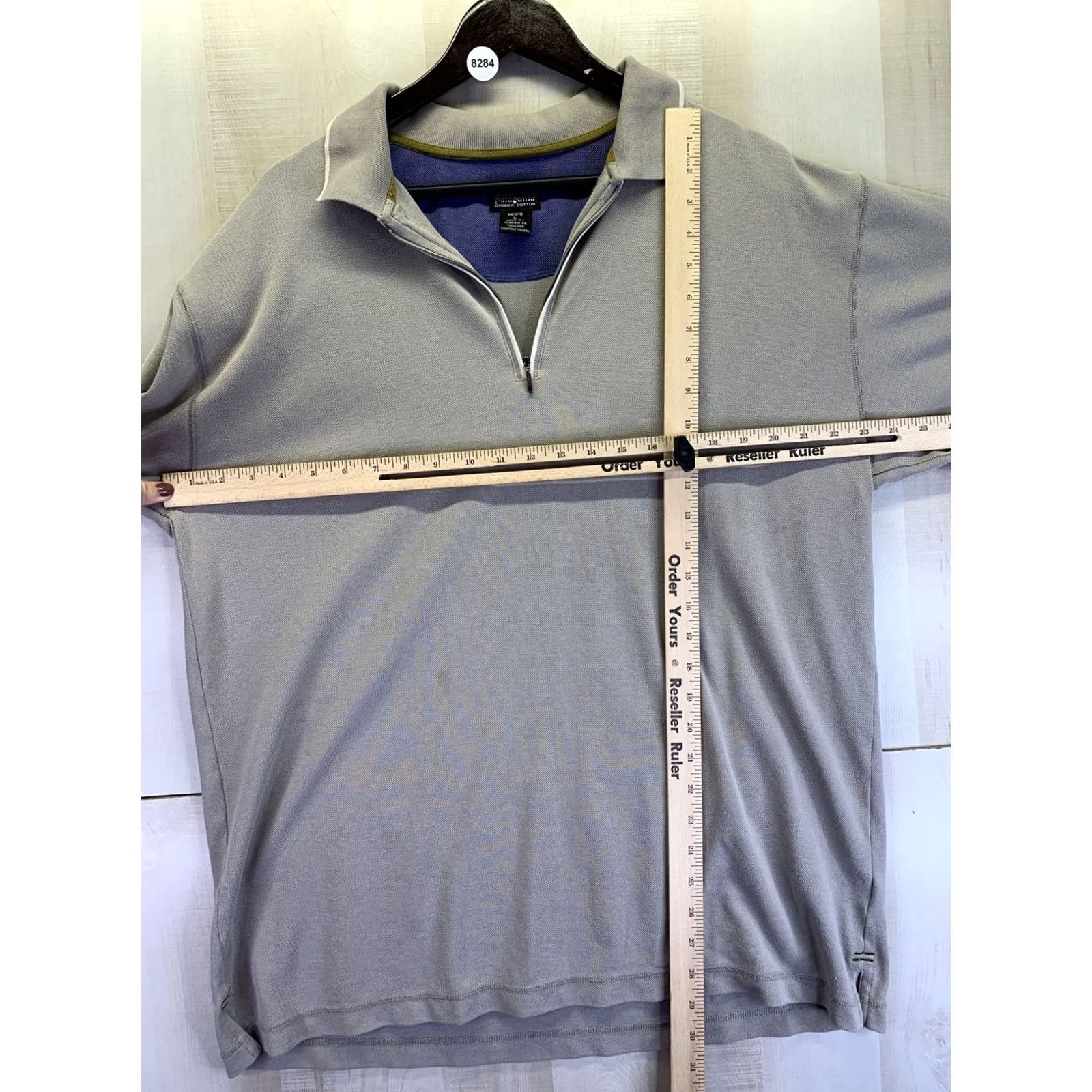 Patagonia VINTAGE Patagonia Polo Shirt Mens M 1/4 Zip Organic Cotton Tan Brown Polo Outdoor 8284 Size US M / EU 48-50 / 2 - 5 Thumbnail