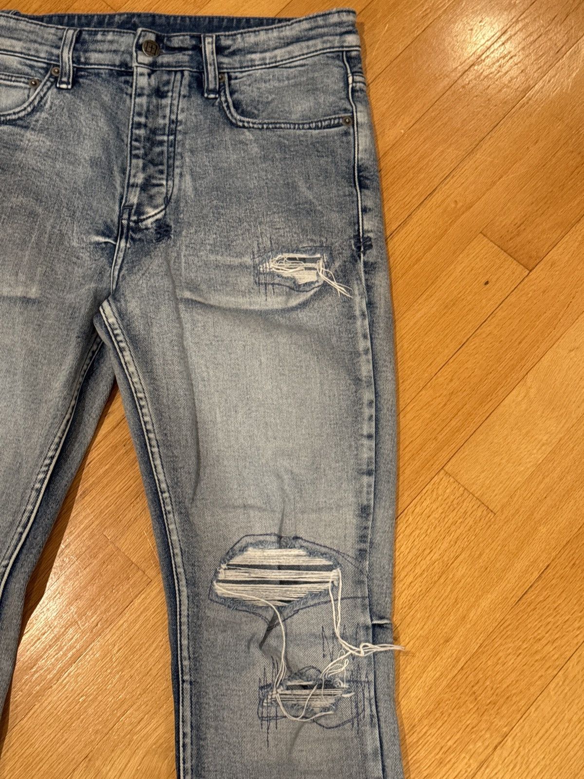 Ksubi Ksubi Chitch Rekovery Light Wash Denim Size US 31 - 4 Thumbnail
