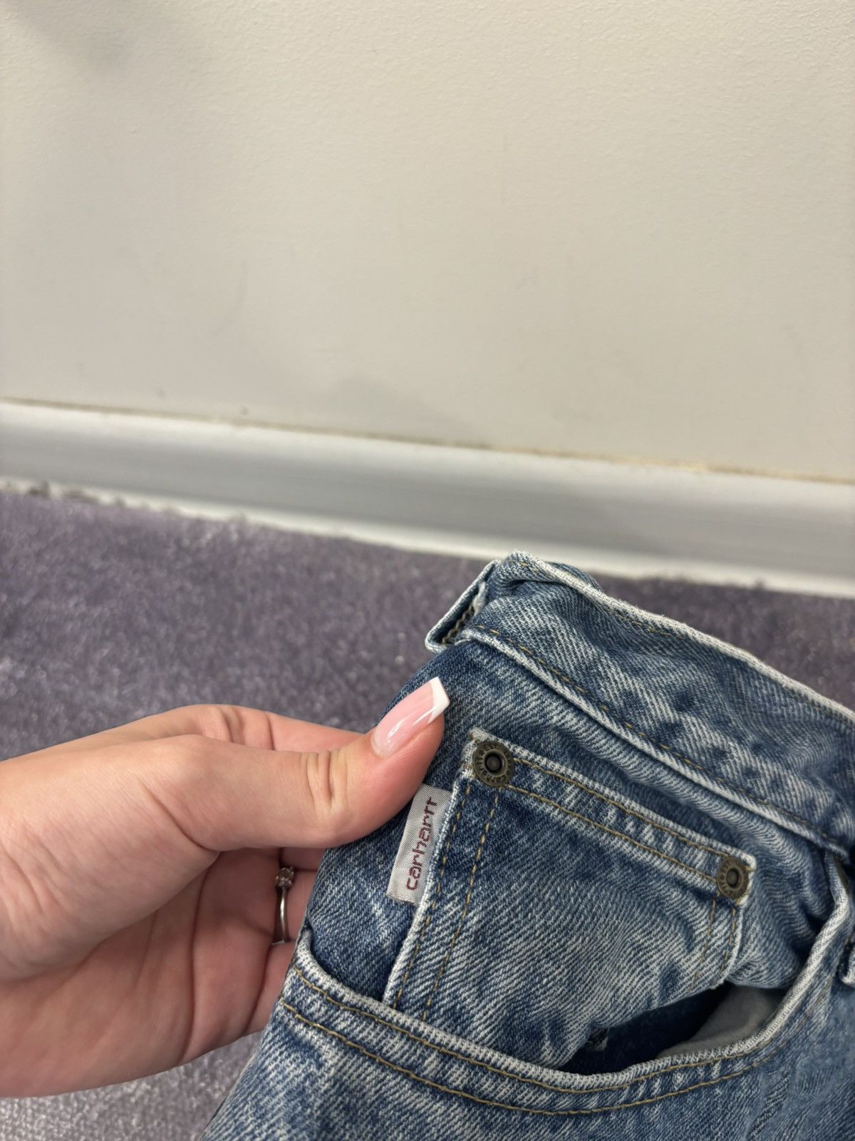 Carhartt Vintage Carhartt Y2K Relaxed Fit American Work Denim Jeans Size US 33 - 15 Thumbnail