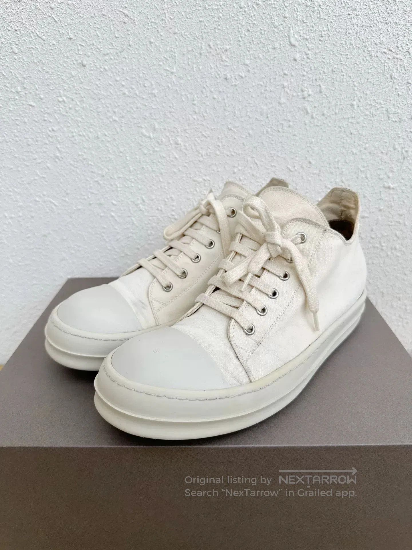 Rick Owens Rick Owens Converse Canvas Low Top. Size US 7 / EU 40 - 3 Thumbnail