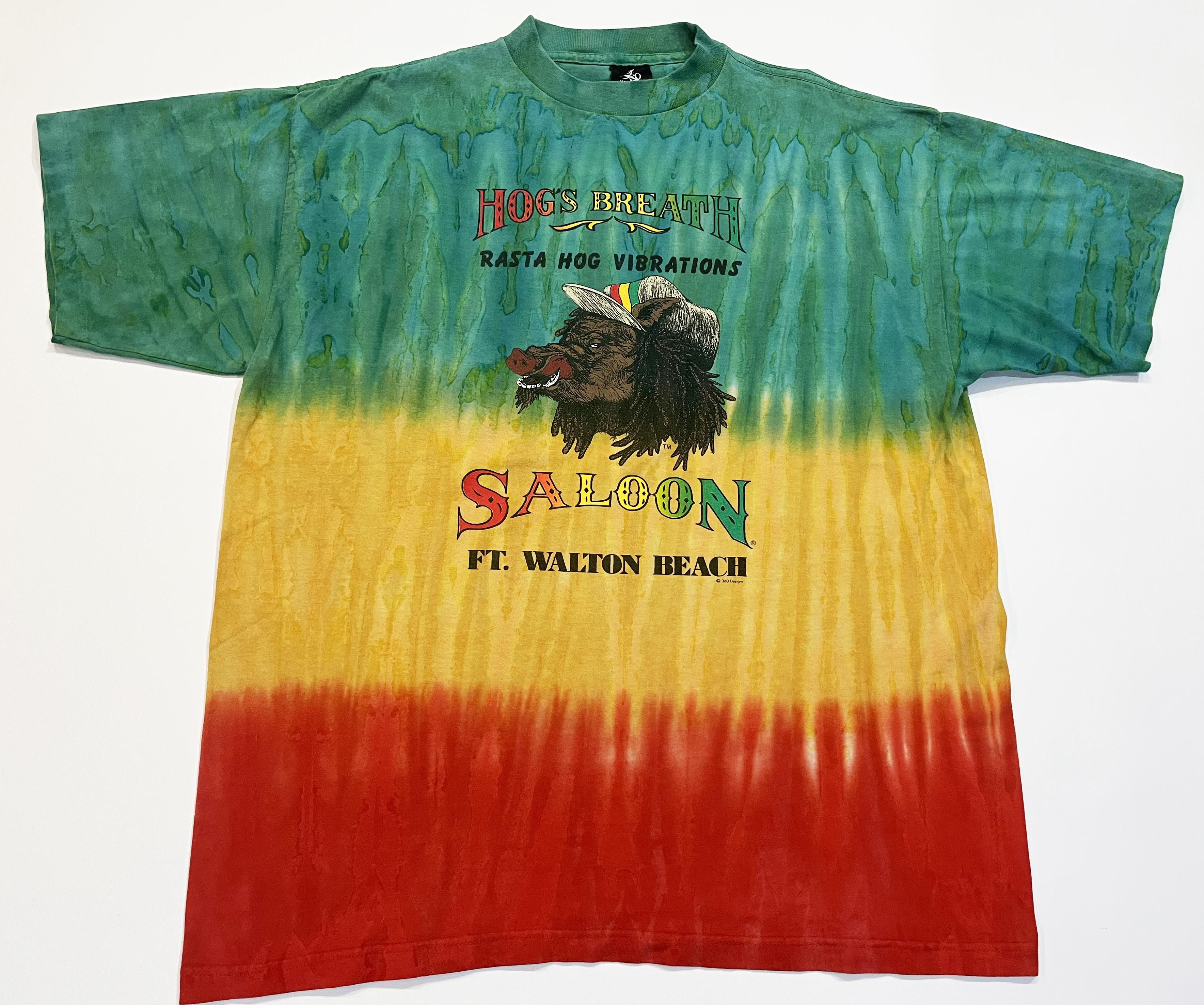 Vintage Vintage Hog's Breath Saloon Key West All Over Print T-Shirt Size US XL / EU 56 / 4 - 1 Thumbnail
