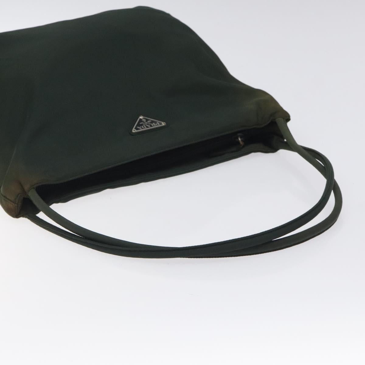 Prada PRADA Tote Bag Nylon Green Silver Size ONE SIZE - 7 Thumbnail