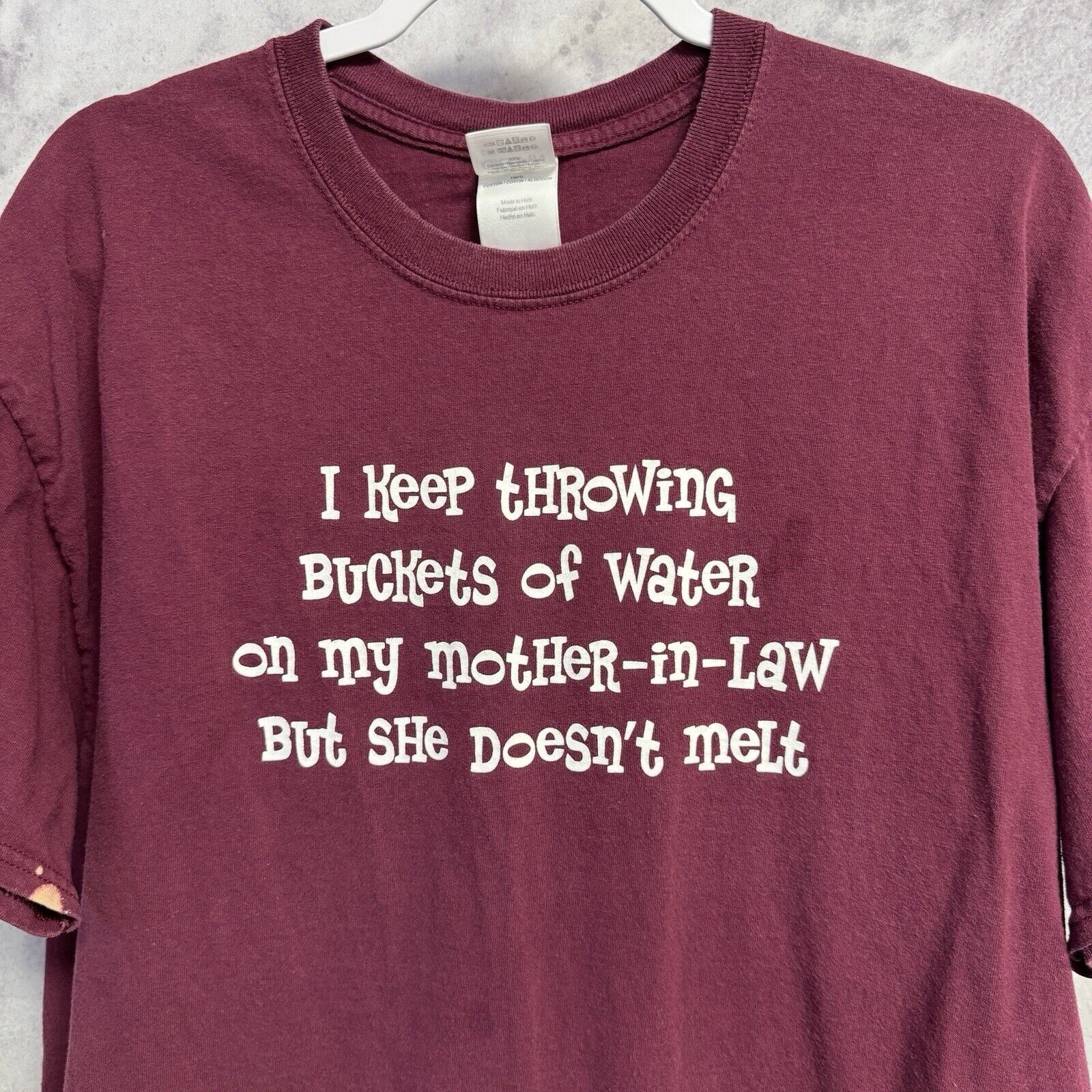 Vintage Vintage Funny Parody T Shirt Mens XL Red Short Sleeve Y2K Size US XL / EU 56 / 4 - 1 Thumbnail