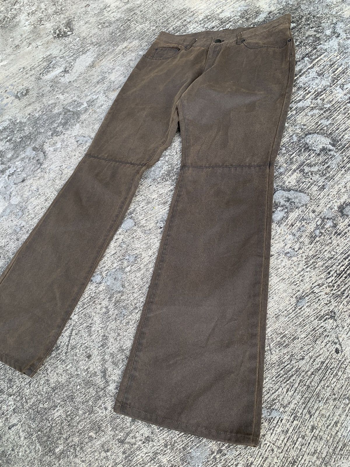 Michel Klein Flare michel klein waxed pants Size 31" - 7 Thumbnail