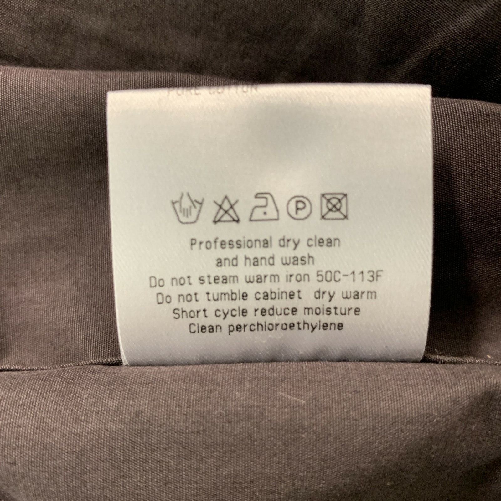 Calvin Klein Size L Solid Brown Cotton Snaps Long Sleeve Shirt Size US L / EU 52-54 / 3 - 7 Thumbnail