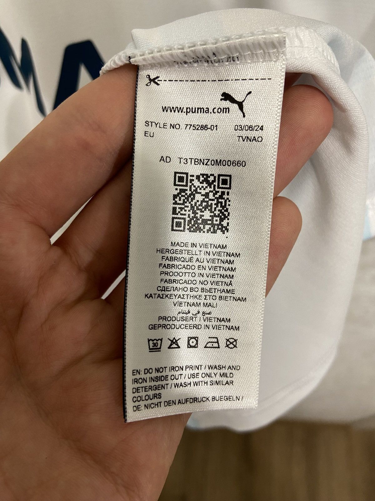 Puma Puma Olympique de Marseille Home Shirt 2024-25 Size US XL / EU 56 / 4 - 11 Thumbnail
