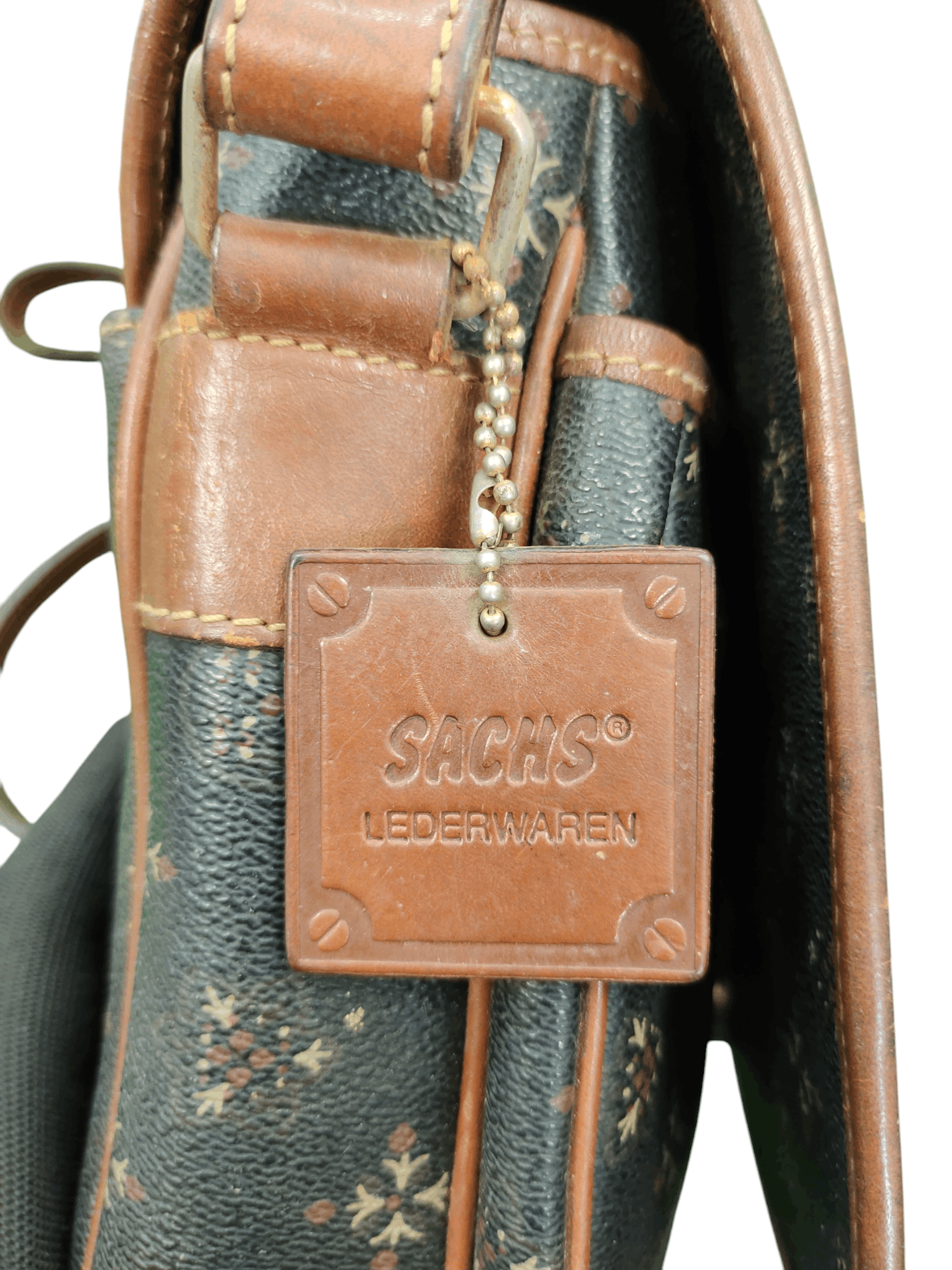 Leather Vintage Sachs Lederwaren Japan Patina Leather Crossbody Bag Size ONE SIZE - 7 Thumbnail