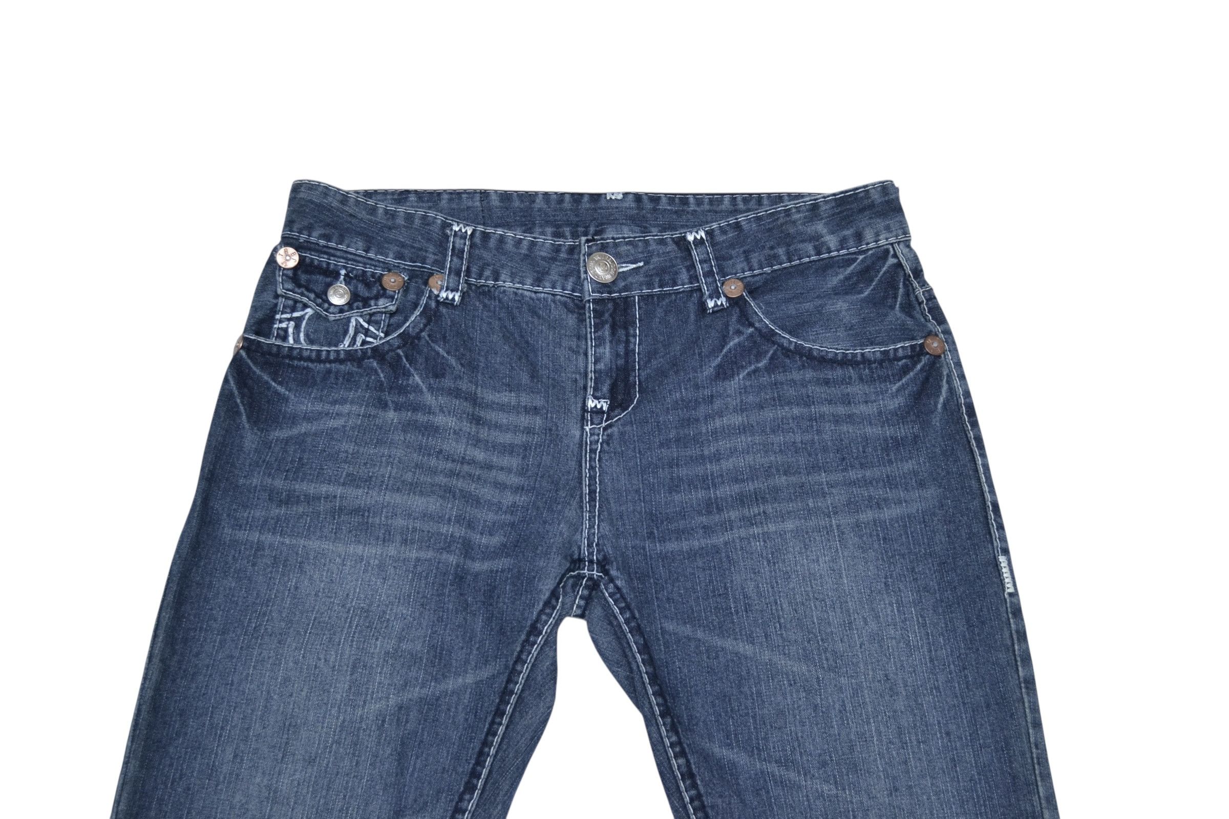 True Religion True Religion Billy Embroidered Men’s Blue Jeans Size US 38 / EU 54 - 5 Thumbnail