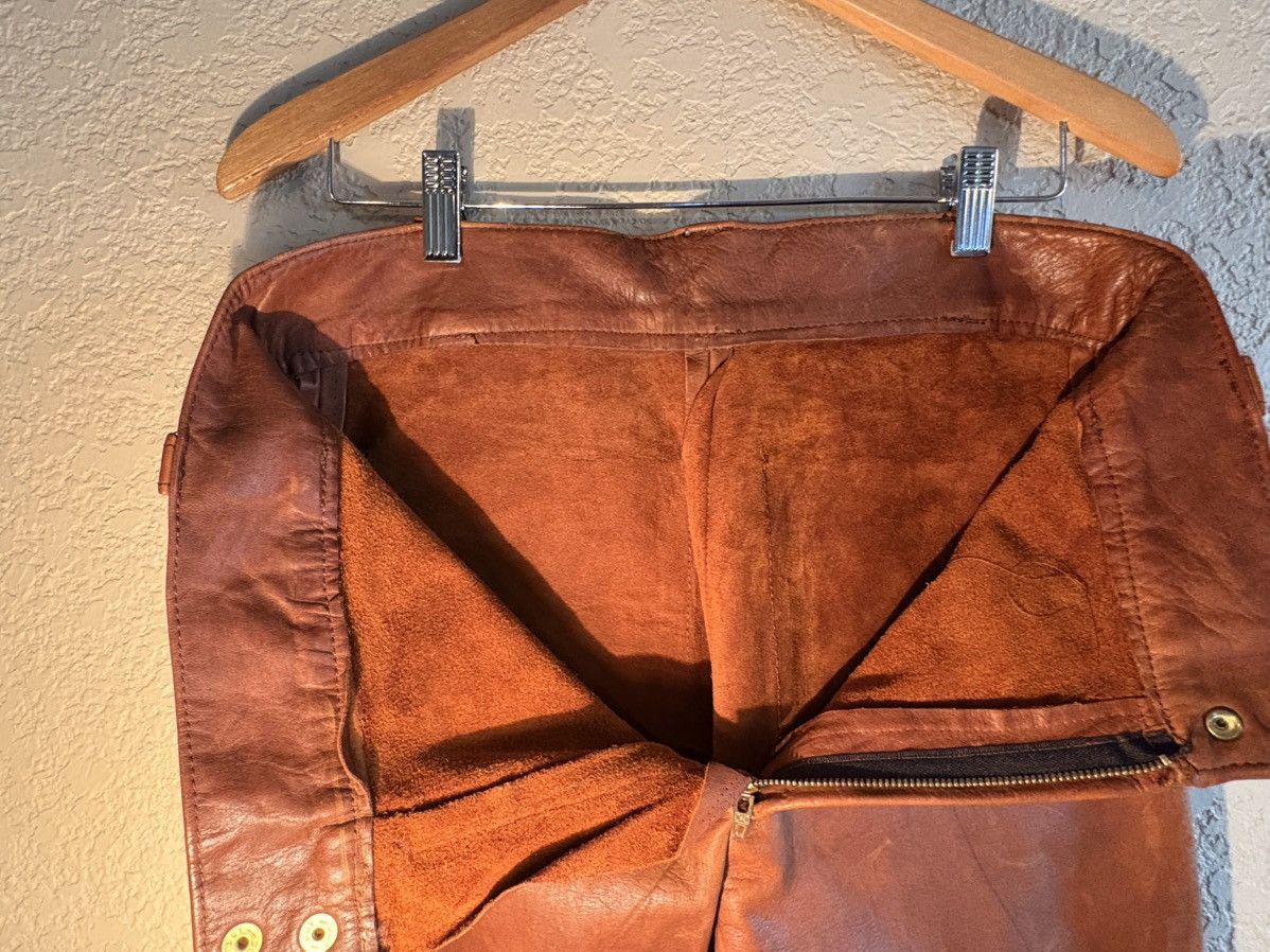 Other Handmade Leather Pants – Men’s Bootcut – Soft Deerskin? –90s Size US 32 / EU 48 - 4 Thumbnail