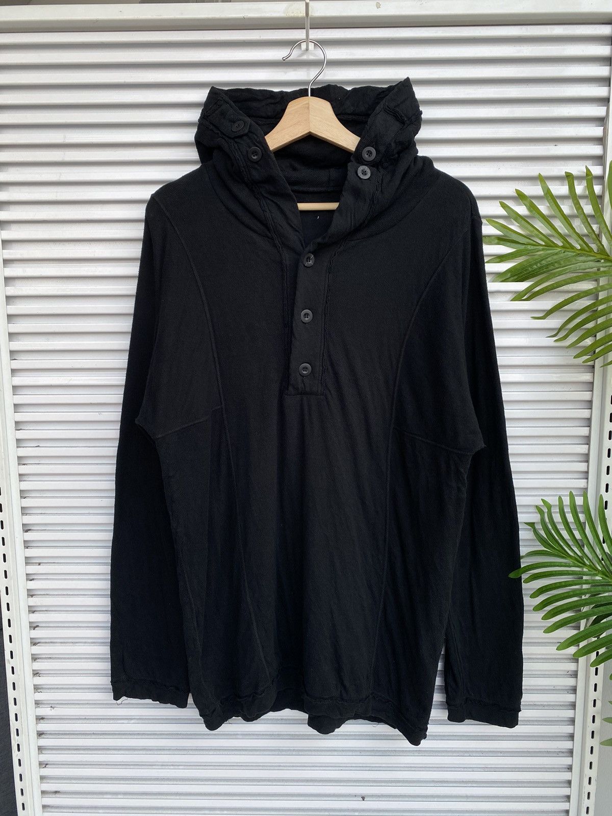 Final Home × Issey Miyake × Japanese Brand Vintage Final Home Issey Miyake Button Hoodies Size US M / EU 48-50 / 2 - 1 Thumbnail