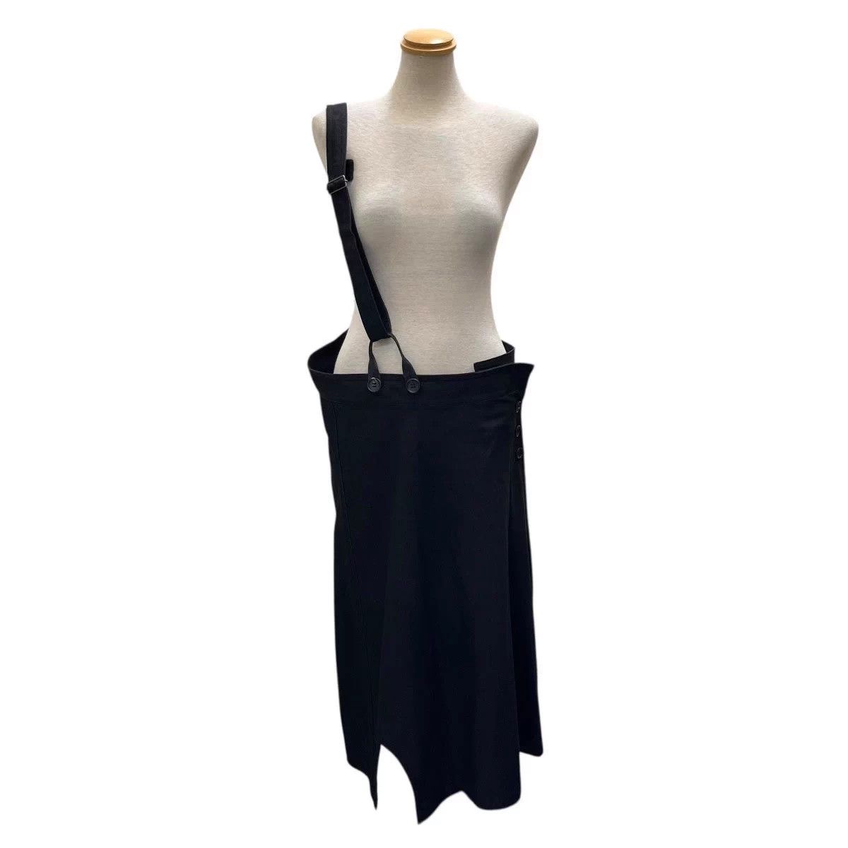 Yohji Yamamoto Yohji Yamamoto's denim one-shoulder dress stitching. Size 30" / US 8 / IT 44 - 2 Thumbnail