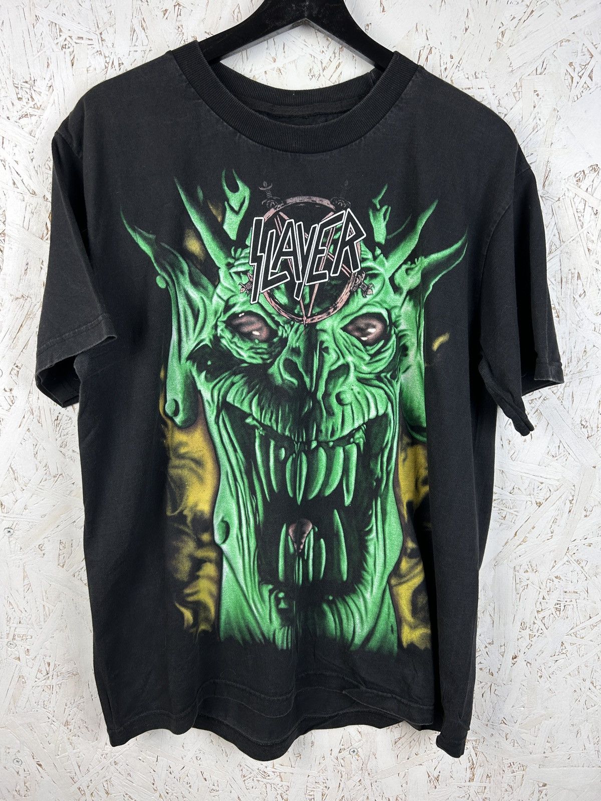 Vintage and Evil True Oldschool And Mac… Band Tees × Slayer × Vintage Vintage Slayer Root Of All Evil