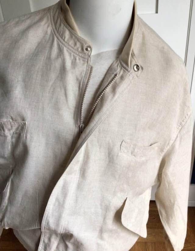 Gucci GUCCI Vintage linen bomber jacket. Size US L / EU 52-54 / 3 - 4 Thumbnail