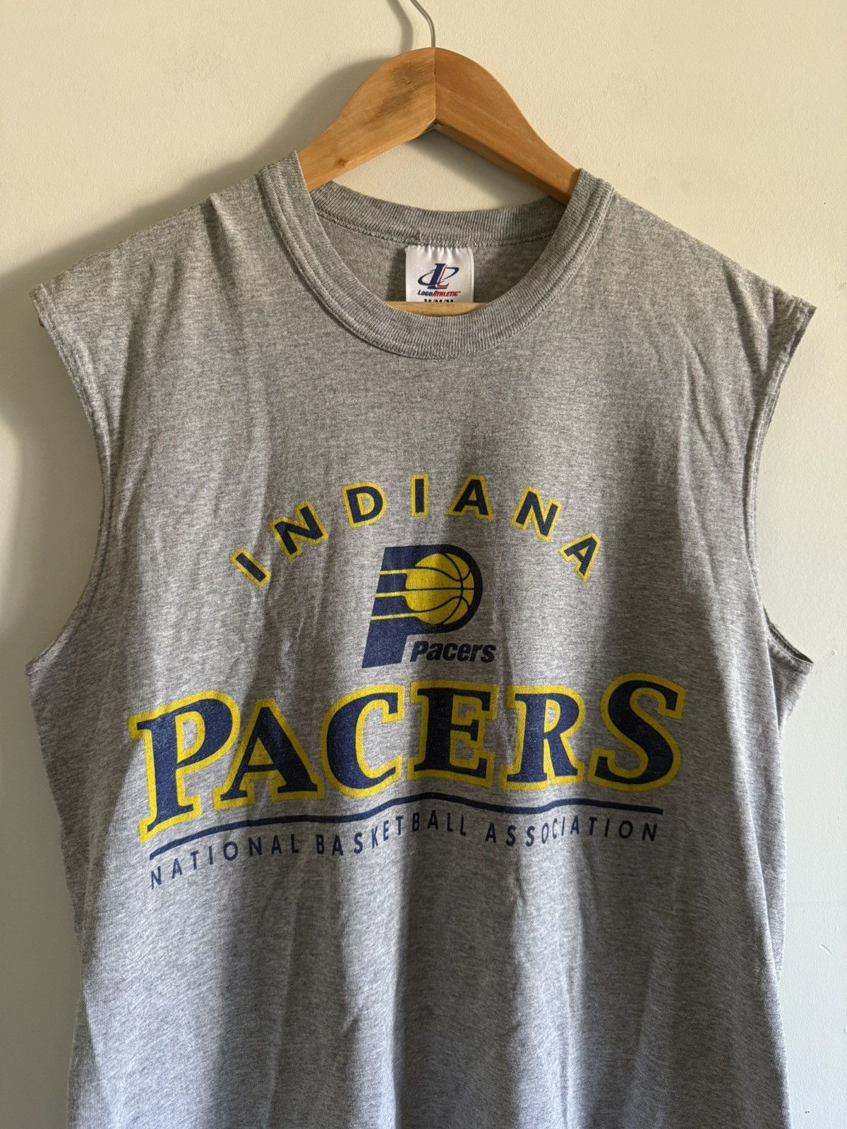 Logo Athletic NBA Indiana Pacers Vintage Cut off Tank Size US M / EU 48-50 / 2 - 2 Thumbnail