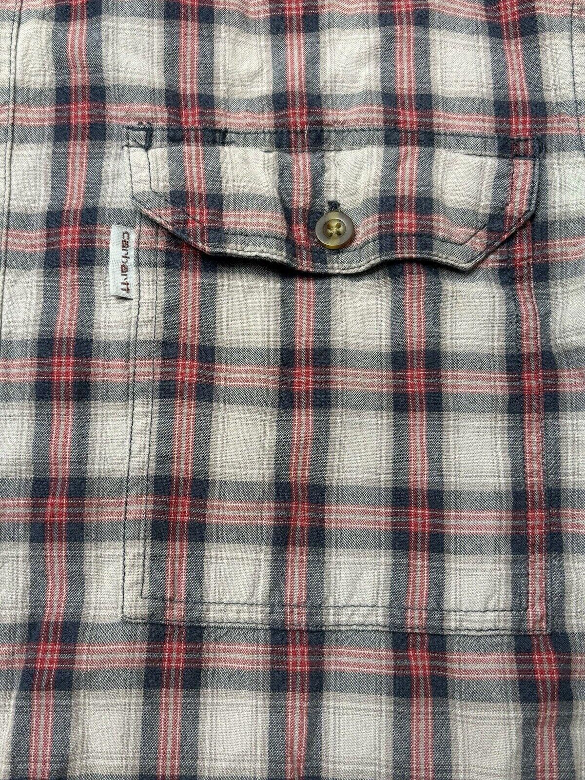 Carhartt Carhartt Flannel Shirt Men's Large Relaxed Fit Plaid Cotton Size US L / EU 52-54 / 3 - 5 Thumbnail