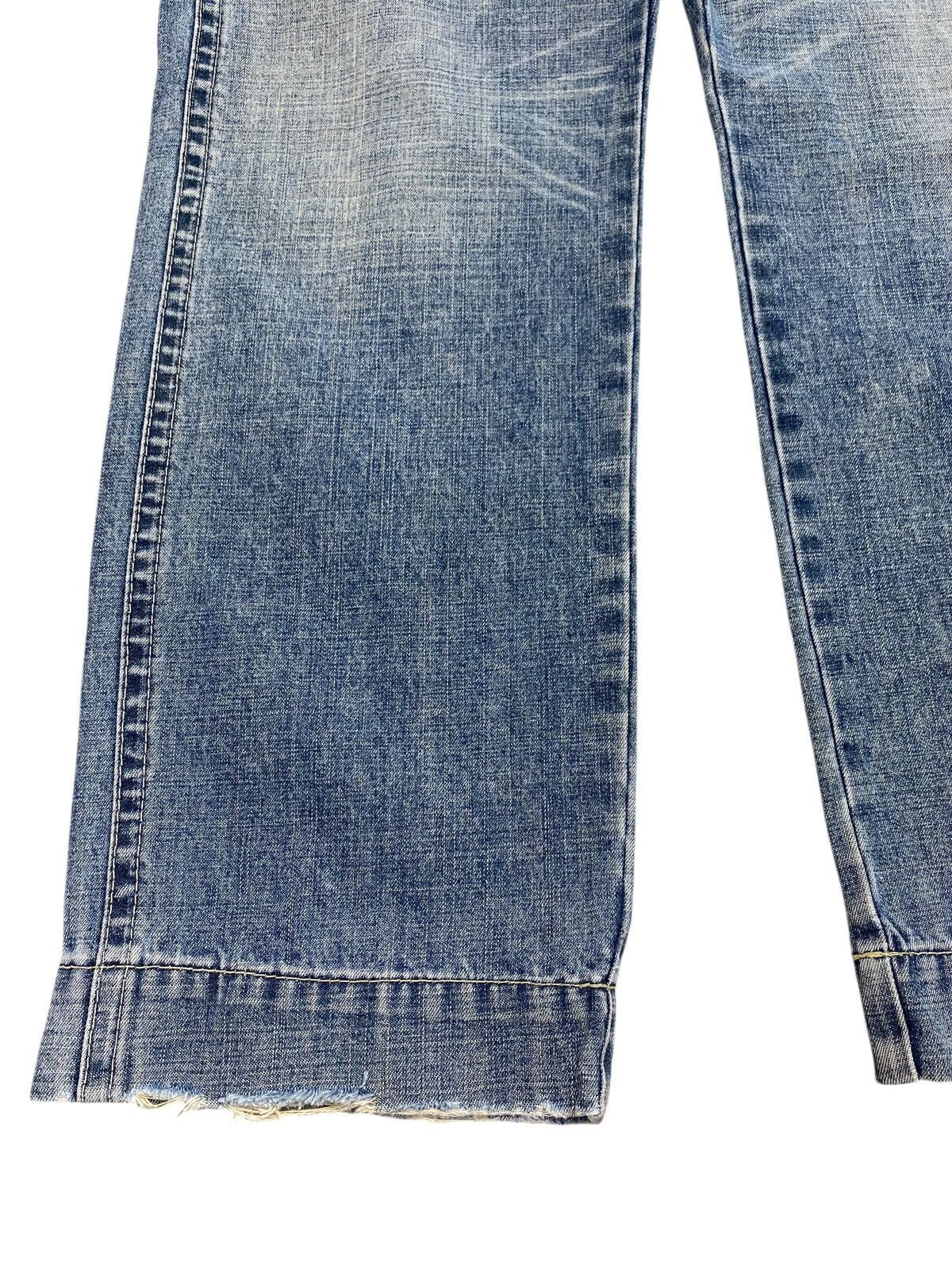 Japanese Brand Japanese Brand Acid Blue Wash Back Carpenter Baggy Jeans Size US 34 / EU 50 - 5 Thumbnail
