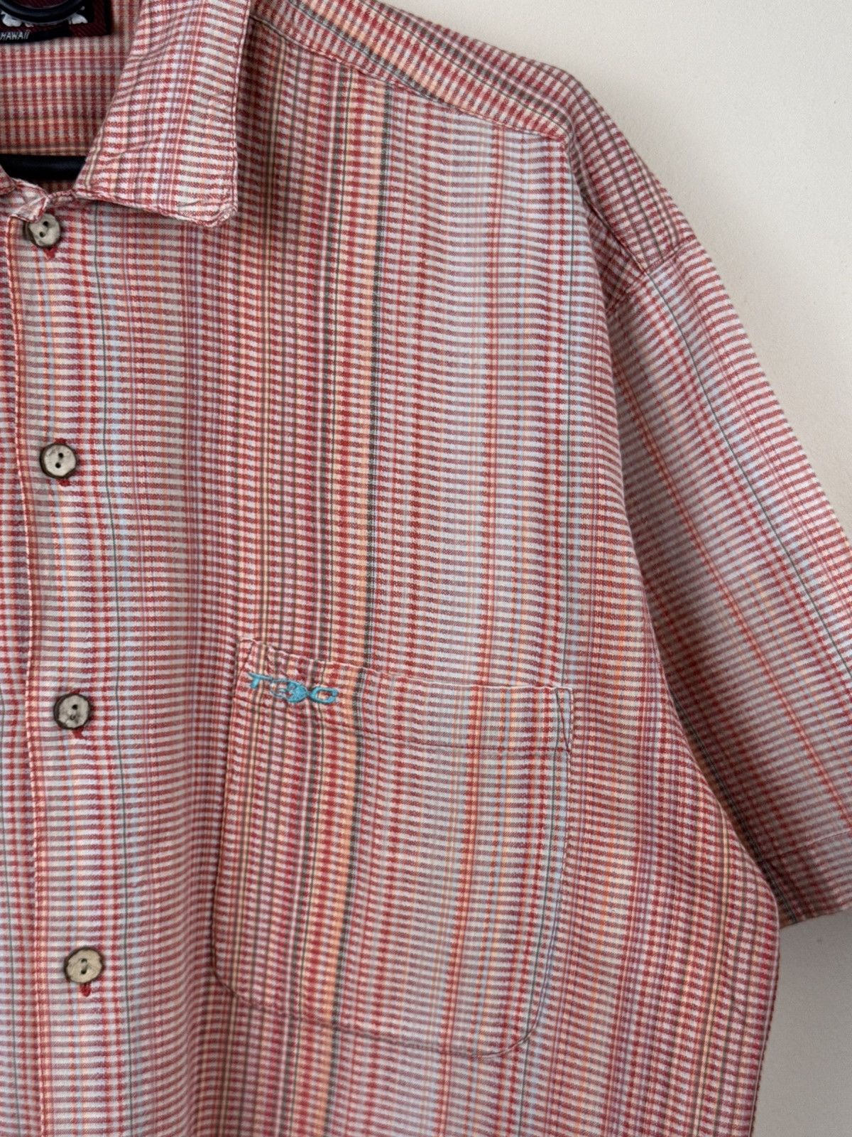 Other Vintage T & C Surf Designs T shirt XL Breathable Checked Red Size US XL / EU 56 / 4 - 11 Thumbnail