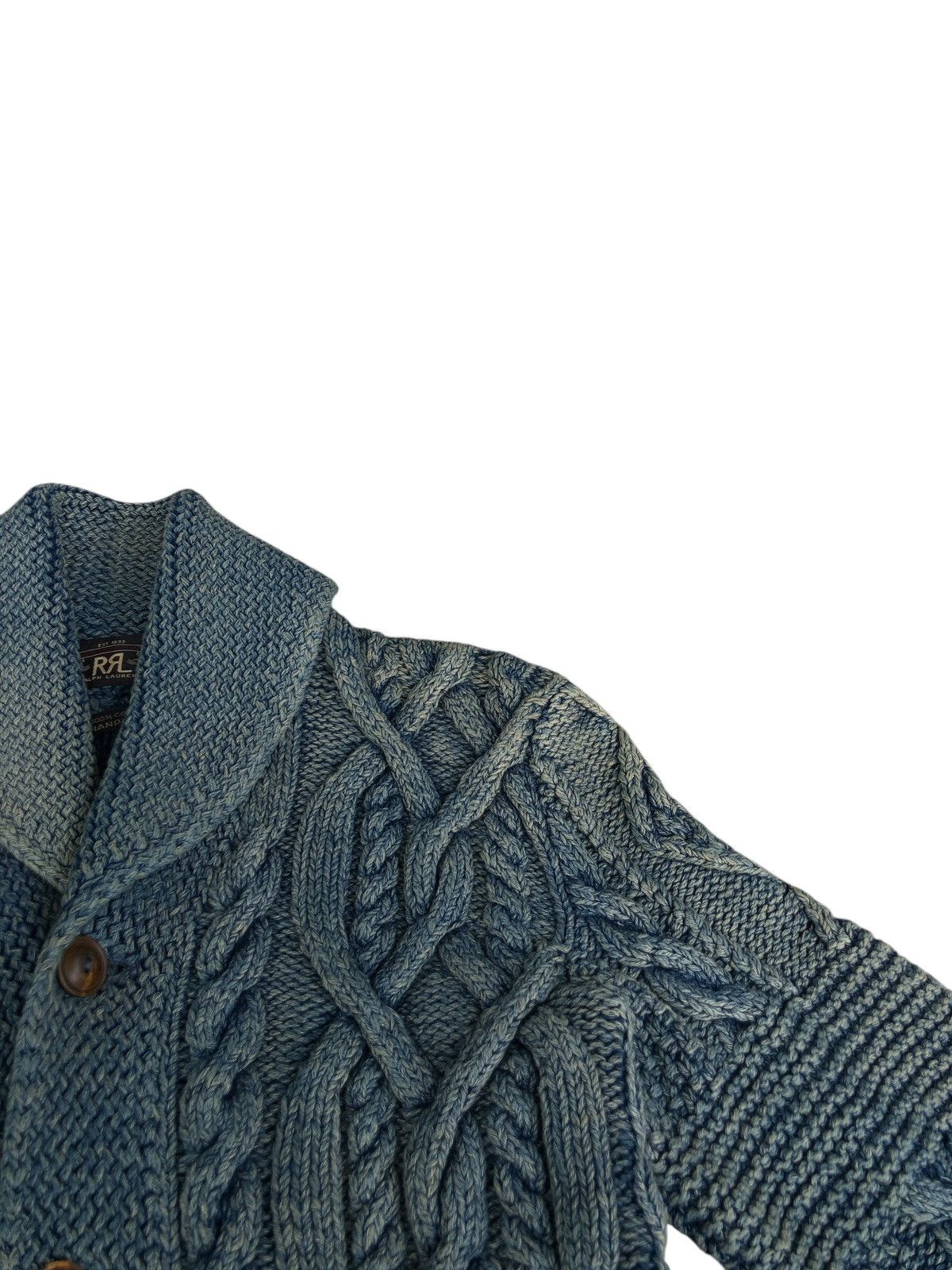 RRL Ralph Lauren RRL Ralph Lauren Hand Knit Cardigan Size US S / EU 44-46 / 1 - 11 Thumbnail