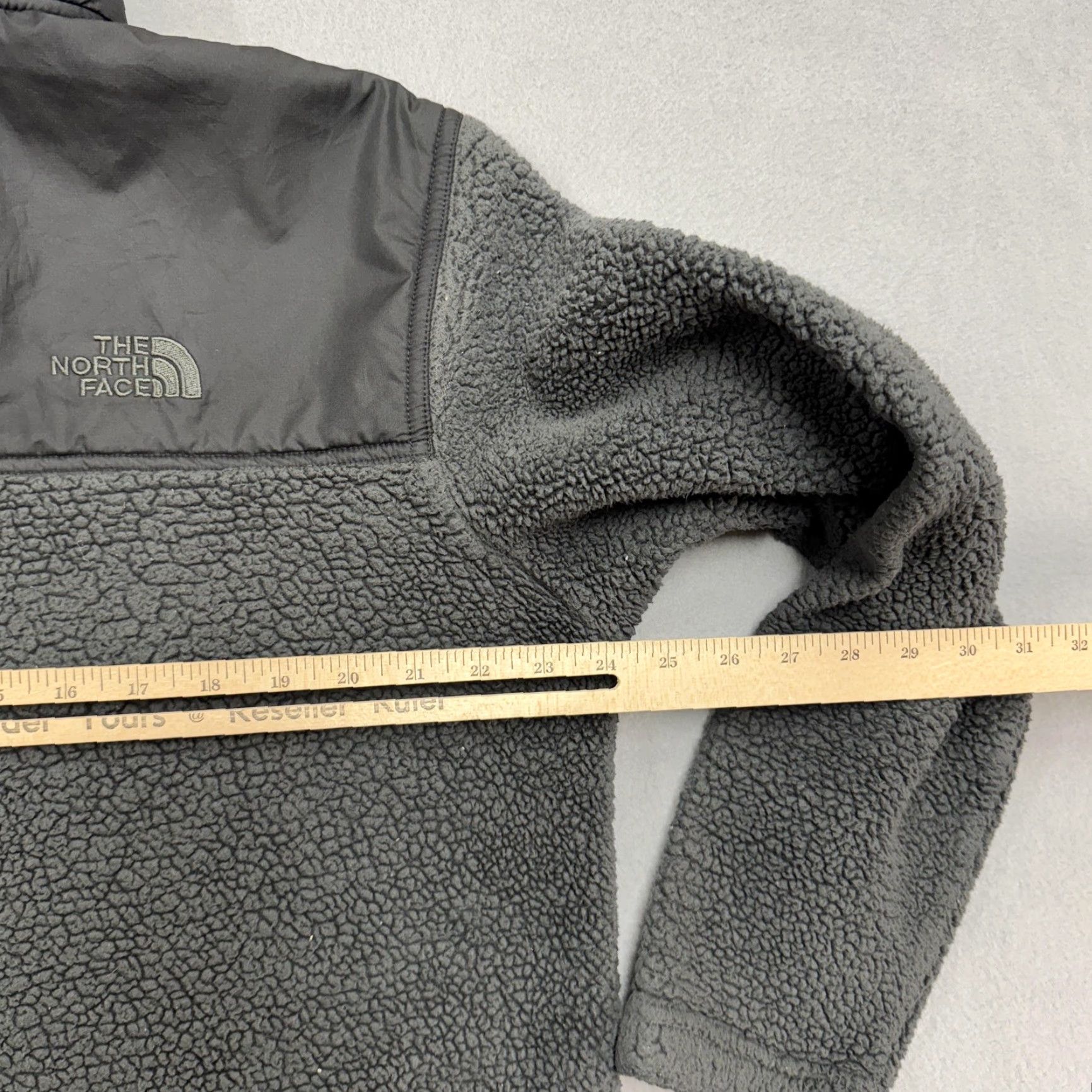 The North Face The North Face Fleece Jacket Mens Large Gray Sherpa Quarter Zip Pullover Outdoor Size US L / EU 52-54 / 3 - 6 Thumbnail