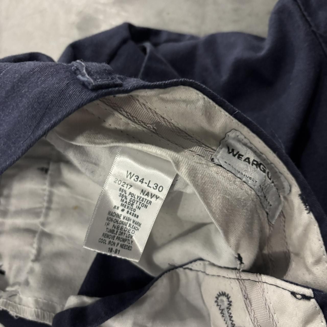 Vintage Crazy Vintage Y2K/2000s Navy Blue Streetwear Skater Style Essential Cargo Pants! 32x28 Size US 32 / EU 48 - 7 Thumbnail