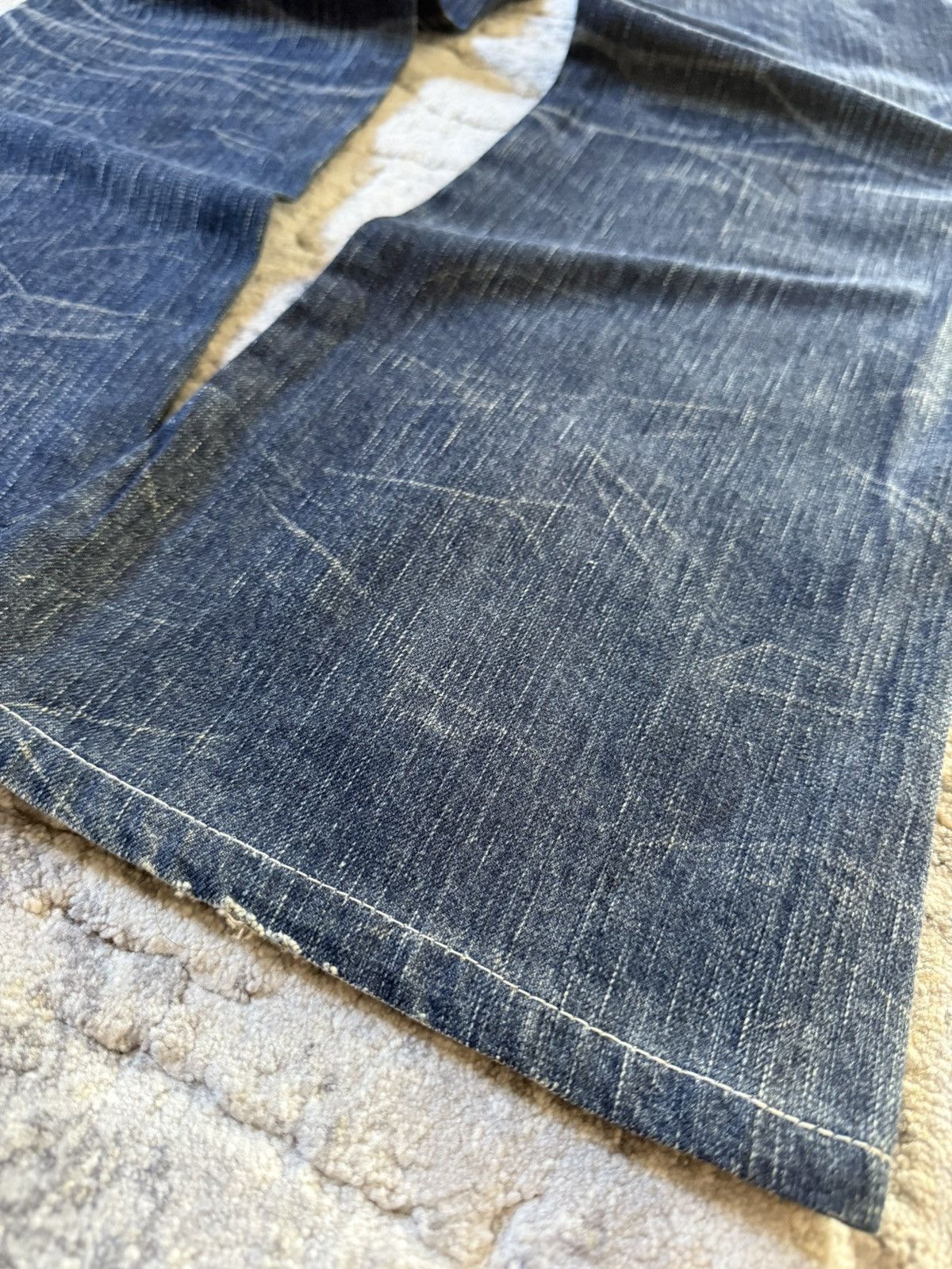 Le Grande Bleu (L.G.B.) Edwin 503 Japan Edition Flared Buckle Back Flared Jeans Size US 28 / EU 44 - 19 Thumbnail