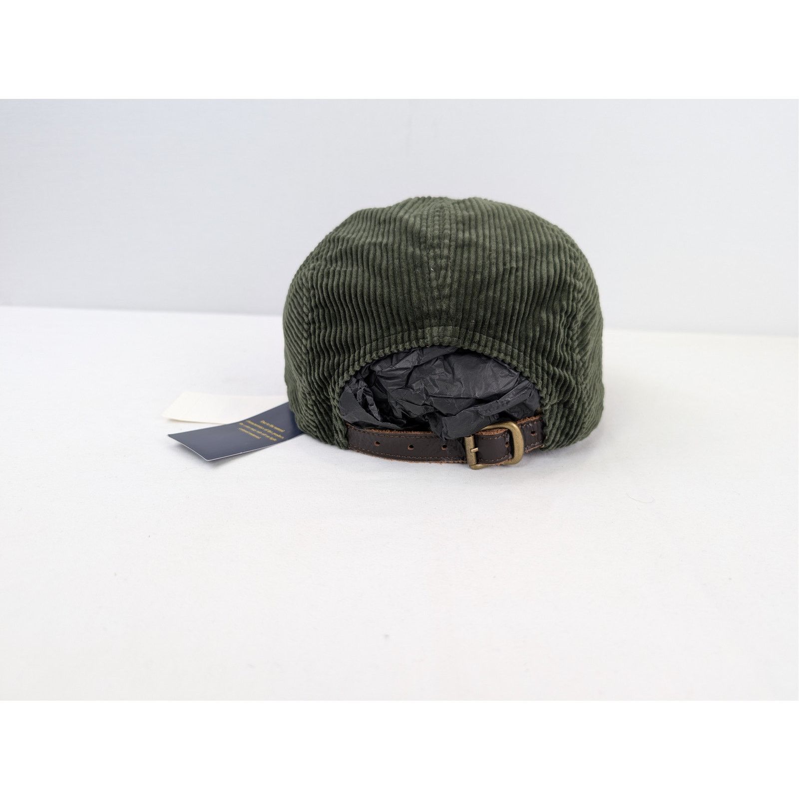 Ralph Lauren o1rshd1 CC20 Size: OS/ corduroy leather strap back Cap / hat Size ONE SIZE - 5 Thumbnail