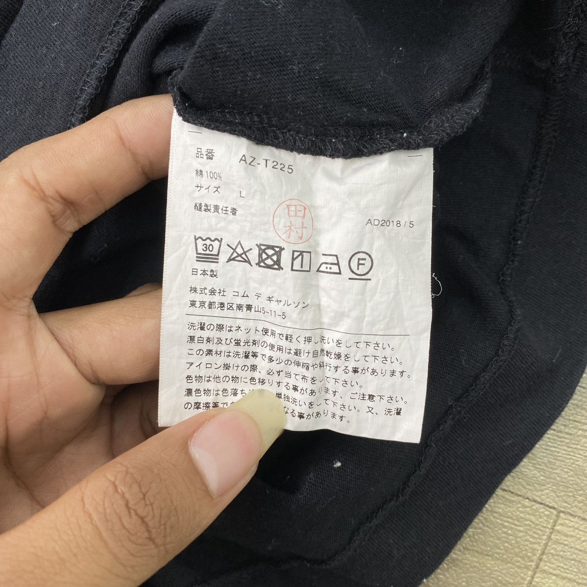 Comme des Garcons PLAY AD2018 Comme Des Garcons Play Double Small Heart CDG Tee Size US M / EU 48-50 / 2 - 8 Thumbnail