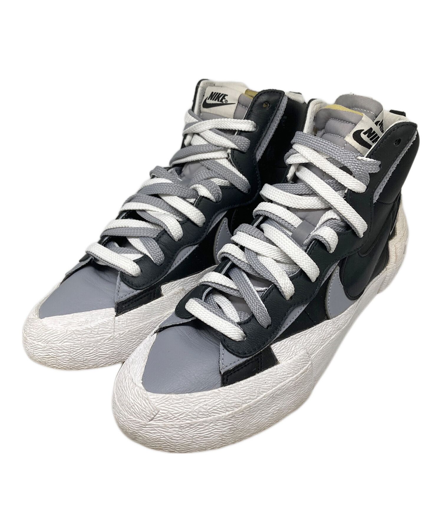 Nike × Sacai NIKE × sacai BLAZER MID Sneaker Black White Size 28cm 