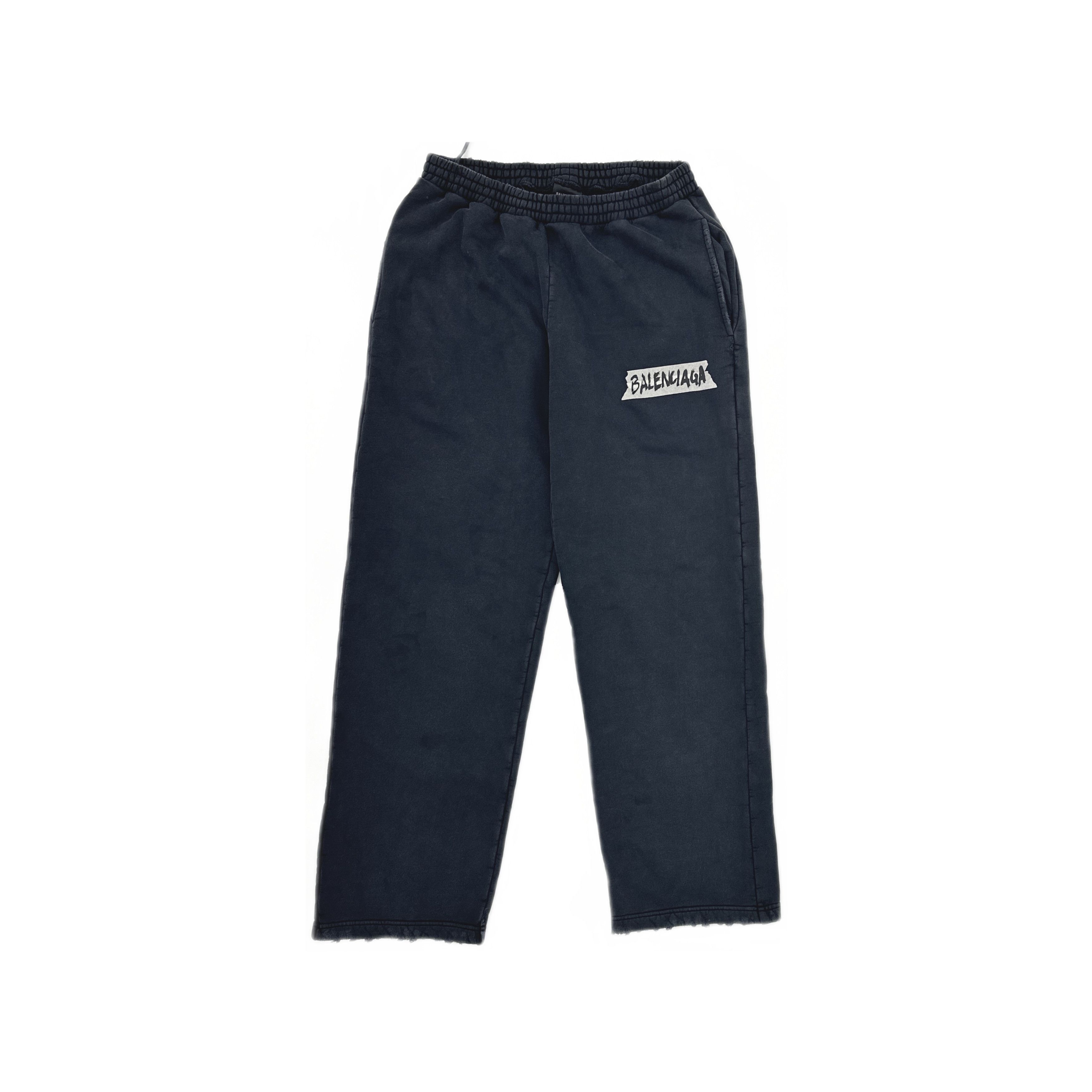 Balenciaga Balenciaga Logo Tape Sweatpants Size S Size US 30 / EU 46 - 1 Thumbnail