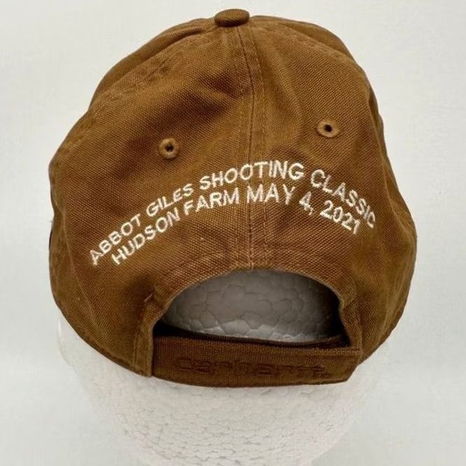 Carhartt Carhartt Hat Mens One Size Brown Hats Adult OSFA Abbot Giles Shooting Classic Baseball Cap Men NEW Size ONE SIZE - 2 Thumbnail