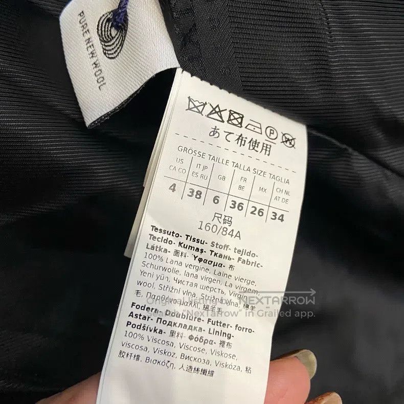 Max Mara Max Mara Black Wool Short Coat Size XXS / US 00 / IT 34 - 6 Thumbnail