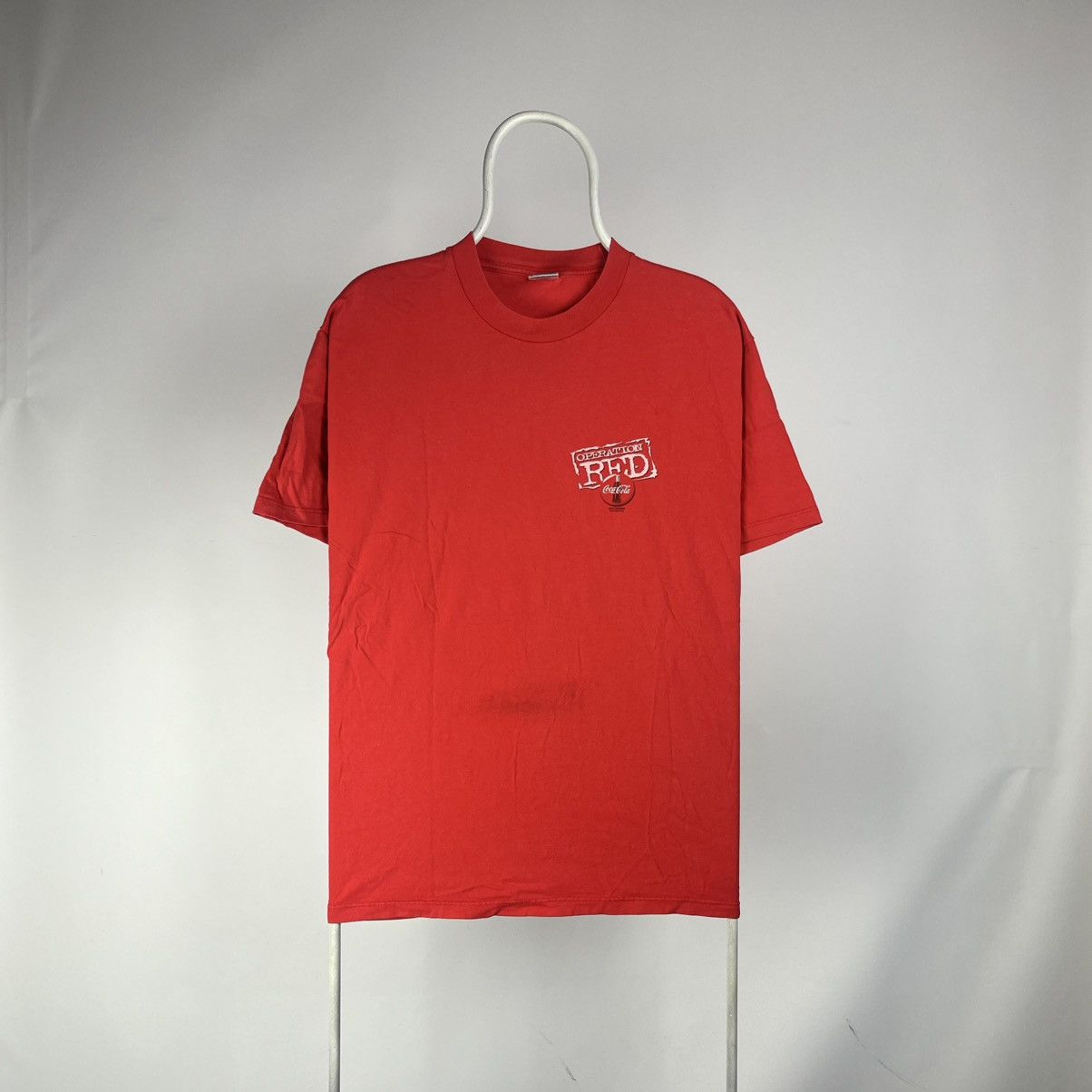 Coca Cola Vintage Coca Cola Operation Red Tshirt size Large Size US L / EU 52-54 / 3 - 2 Thumbnail