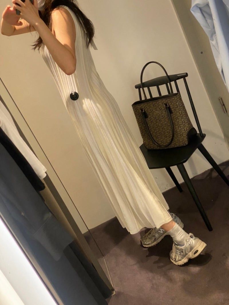 Cos COS Sleeveless Knit Long Dress (XS) Size XS / US 0-2 / IT 36-38 - 2 Thumbnail