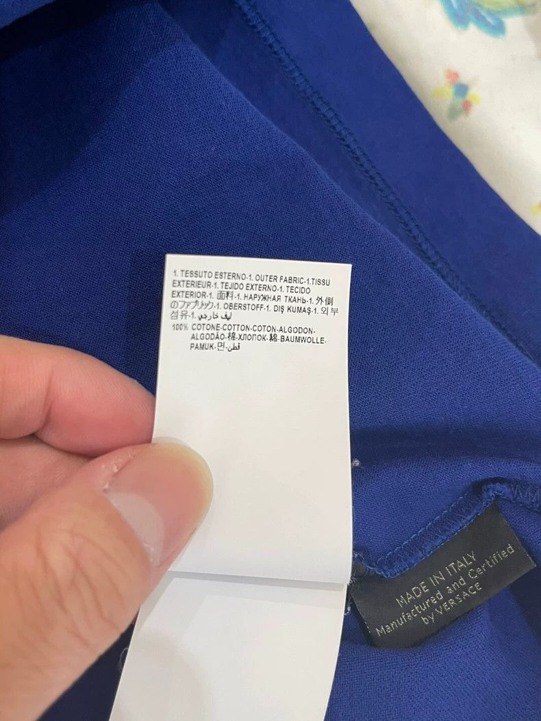 Versace Versace logo men's slim T-shirt Size US M / EU 48-50 / 2 - 5 Thumbnail