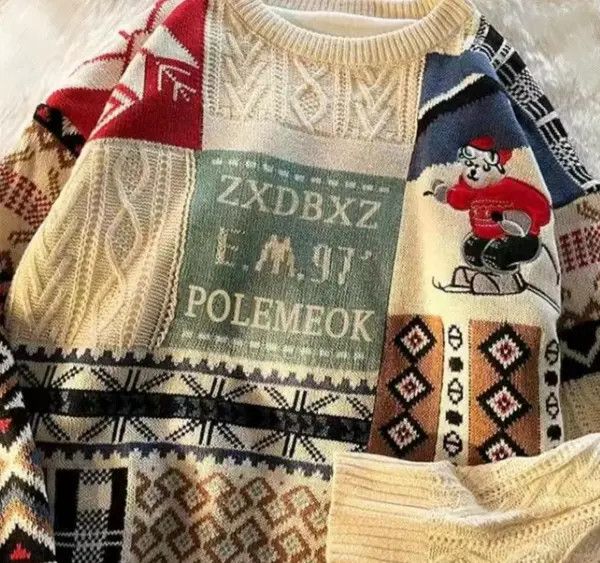 Japanese Brand nezawa x Miyo Retro bear print knitted sweater Size M / US 6-8 / IT 42-44 - 3 Thumbnail