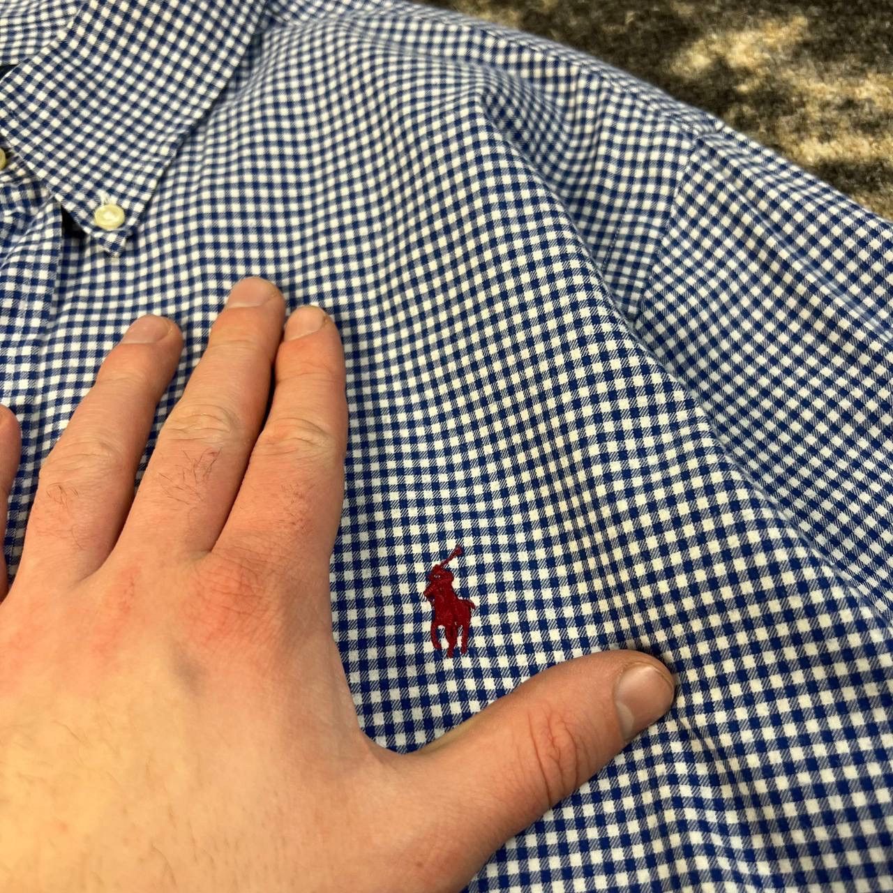 Polo Ralph Lauren Polo Ralph Lauren Mini Logo Luxury Checkered Button Up Shirt Size US XL / EU 56 / 4 - 4 Thumbnail