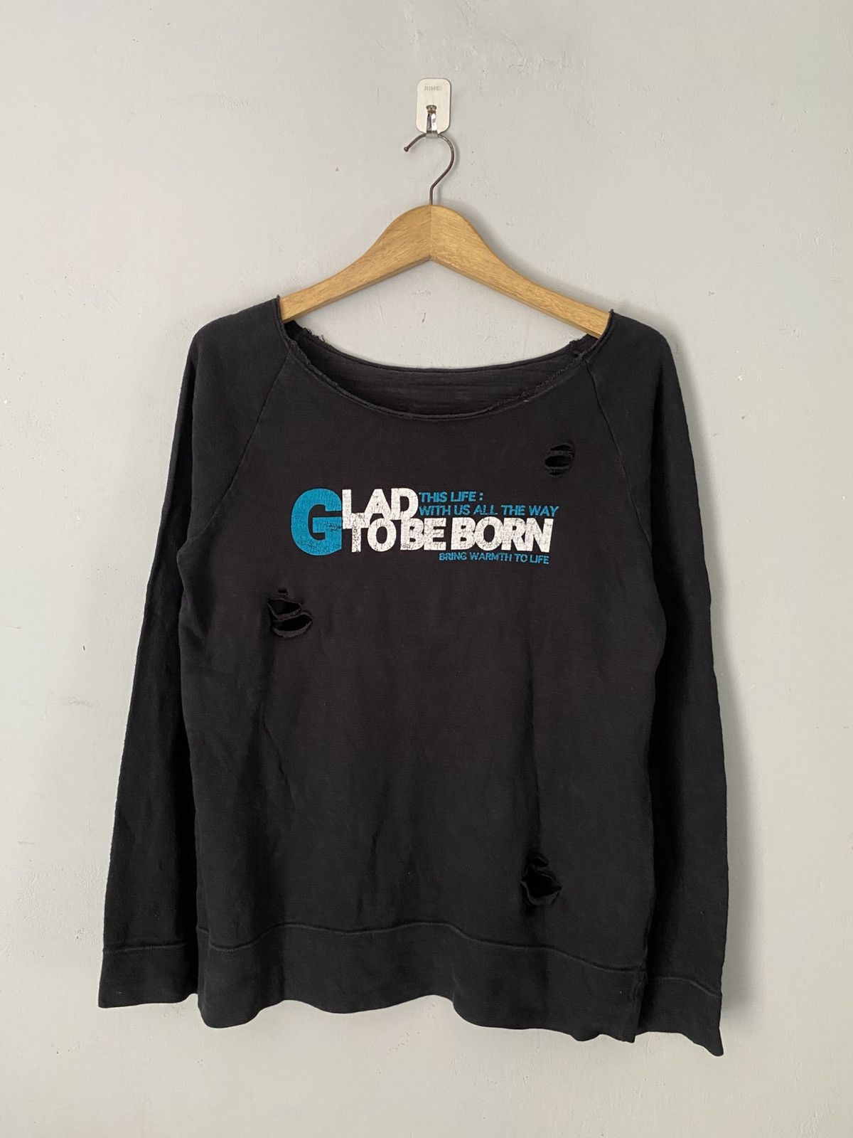20471120 × Japanese Brand 2000s lipstar distressed grunge sweatshirt lgb style Size US M / EU 48-50 / 2 - 1 Thumbnail