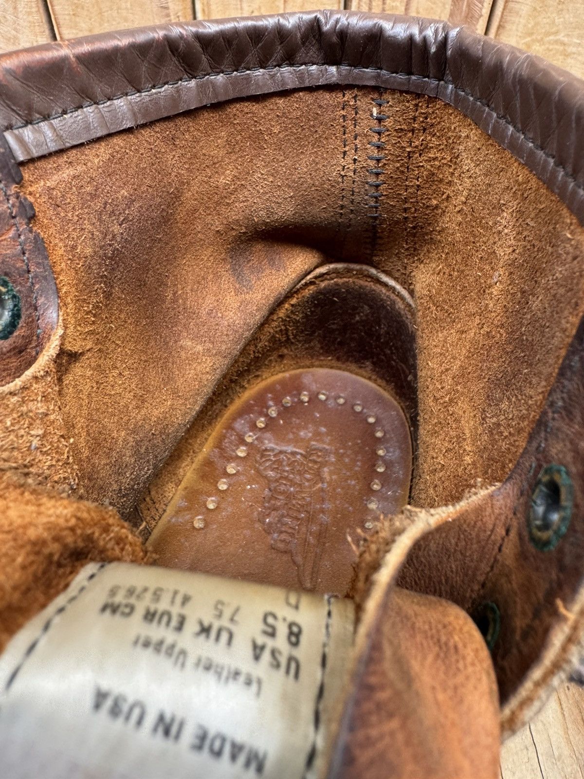 Red Wing Red Wing 1907 Copper Rough Brown Boots UK 7.5 D | EUR 41.5 Size US 8.5 / EU 41-42 - 21 Thumbnail