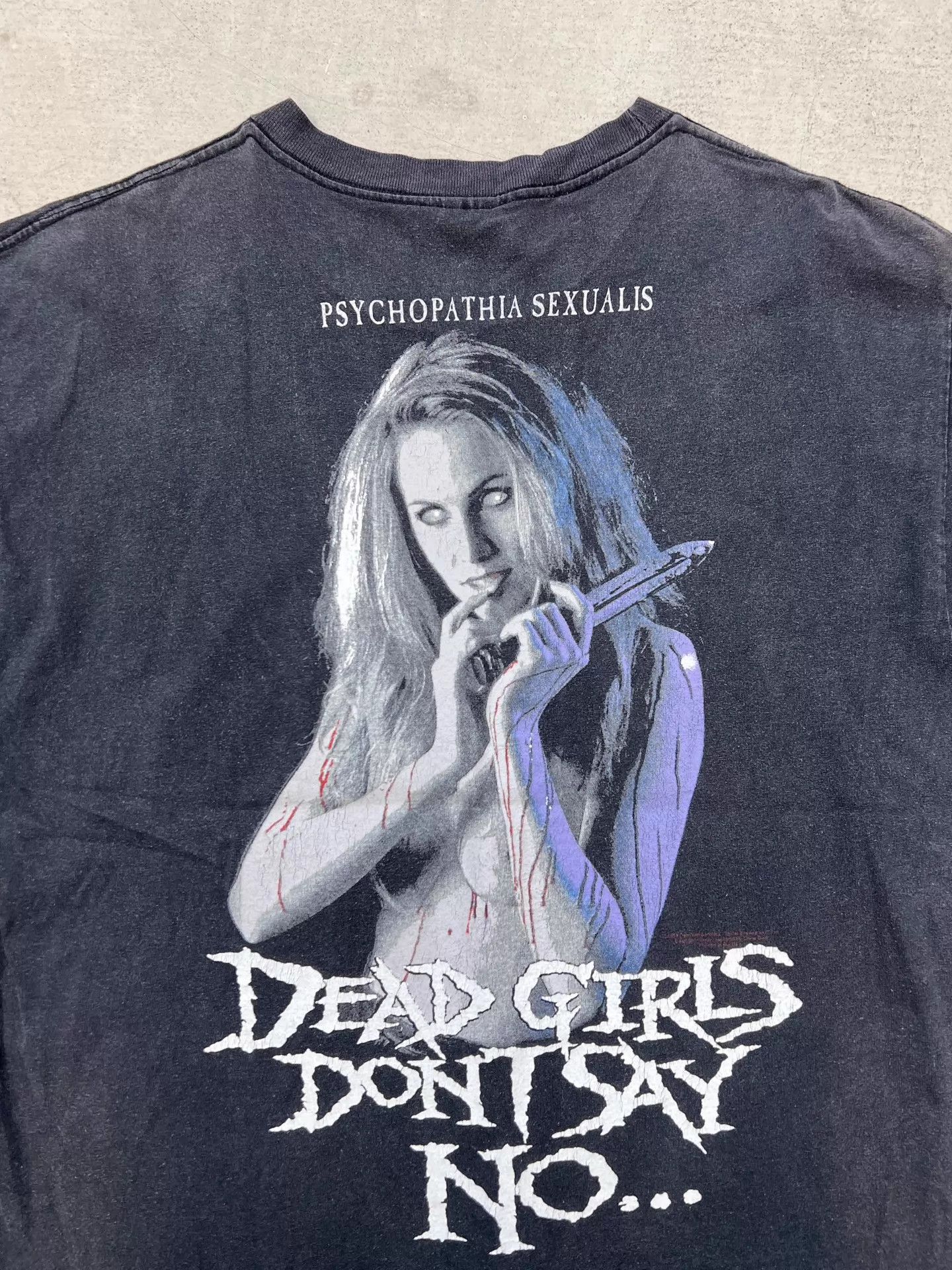 Other Cradle Of Filth Vintage Tee Faded Cracked Print Rare Size US XL / EU 56 / 4 - 4 Thumbnail