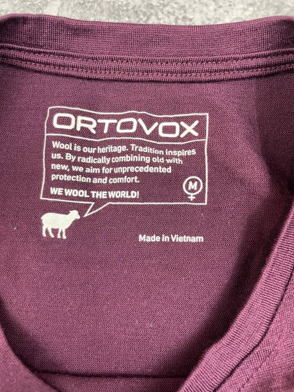 ORTOVOX Ortovox Women T-Shirt Burgundy Size M Size M / US 6-8 / IT 42-44 - 5 Thumbnail