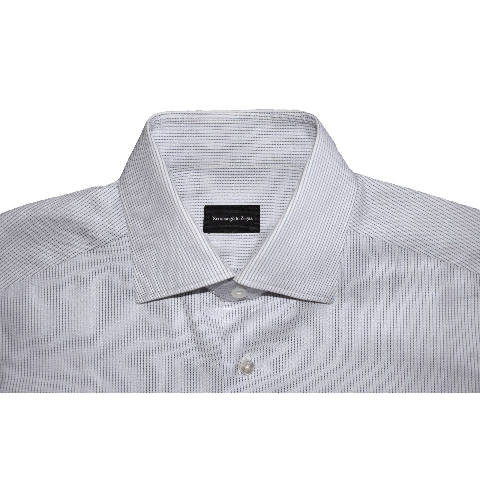 Ermenegildo Zegna NEW ERMENEGILDO ZEGNA Striped Dress Shirt Sz 39/15.5 Size US M / EU 48-50 / 2 - 3 Thumbnail
