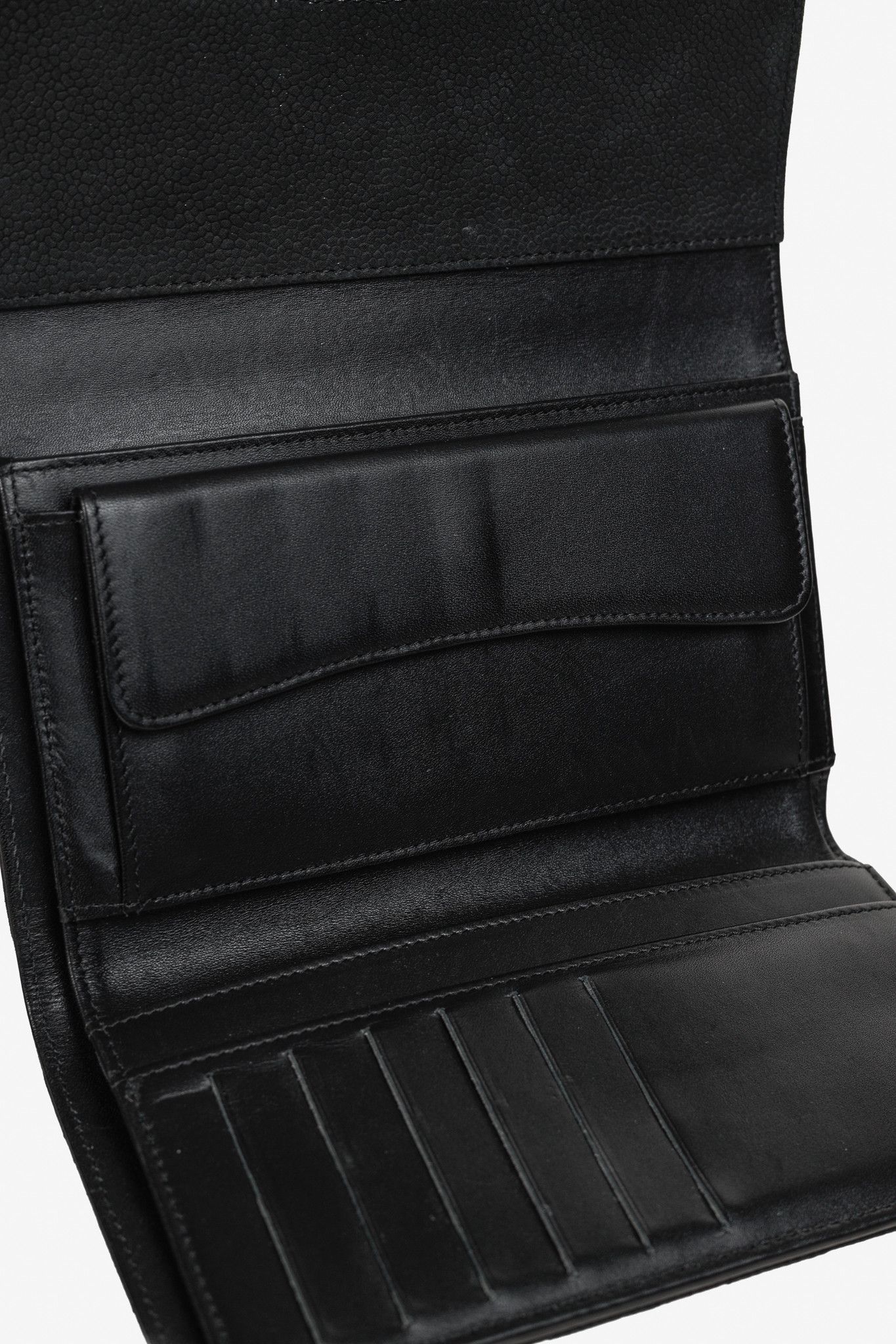Chanel Chanel 13S Caviar Classic Quilted Flap Portefeuille Wallet Size ONE SIZE - 11 Thumbnail