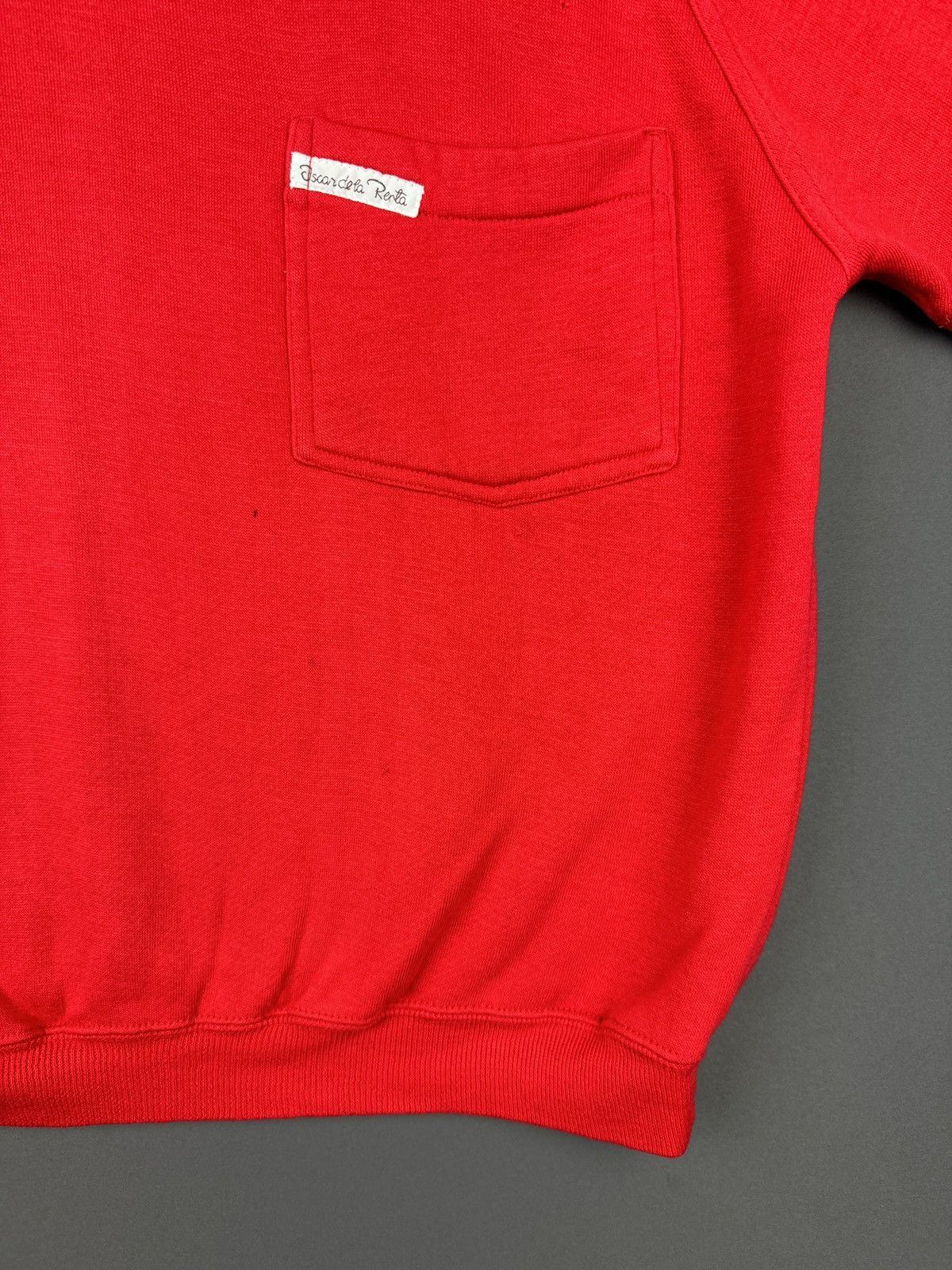 Designer Vintage Oscar Dela Renta Red Shirt Size Small Size S / US 4 / IT 40 - 7 Thumbnail