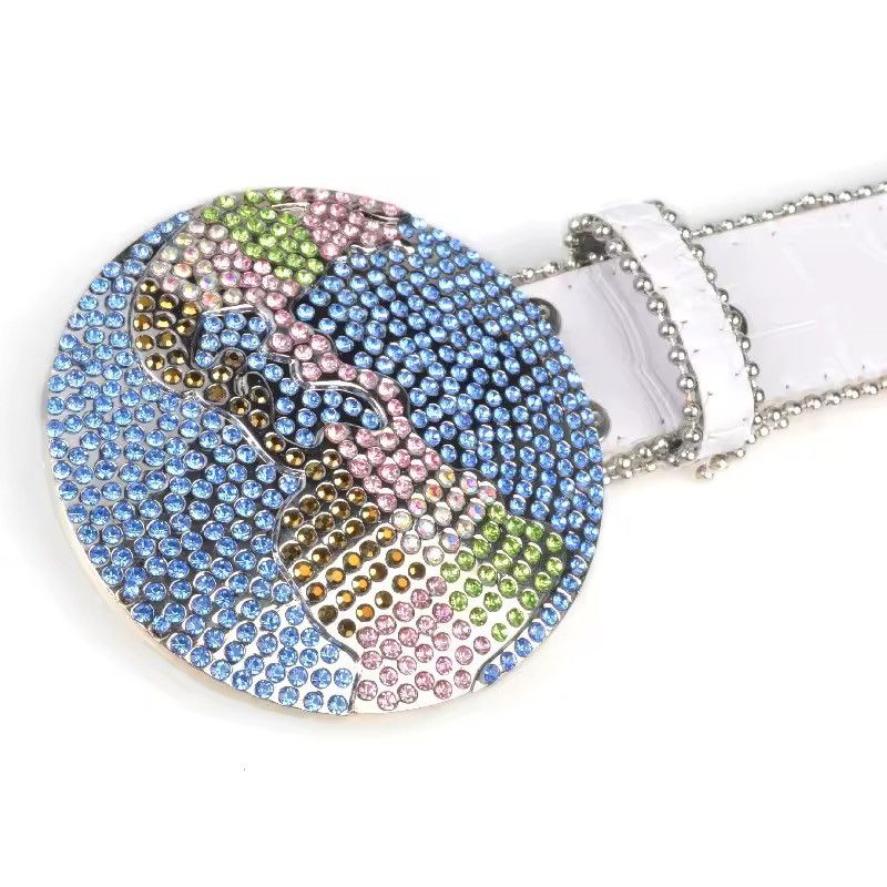 Vintage Punk Gothic Diamond Rhinestone Belt Size ONE SIZE - 6 Thumbnail
